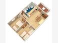 Podstrana, Plan in the apartment, WiFi.