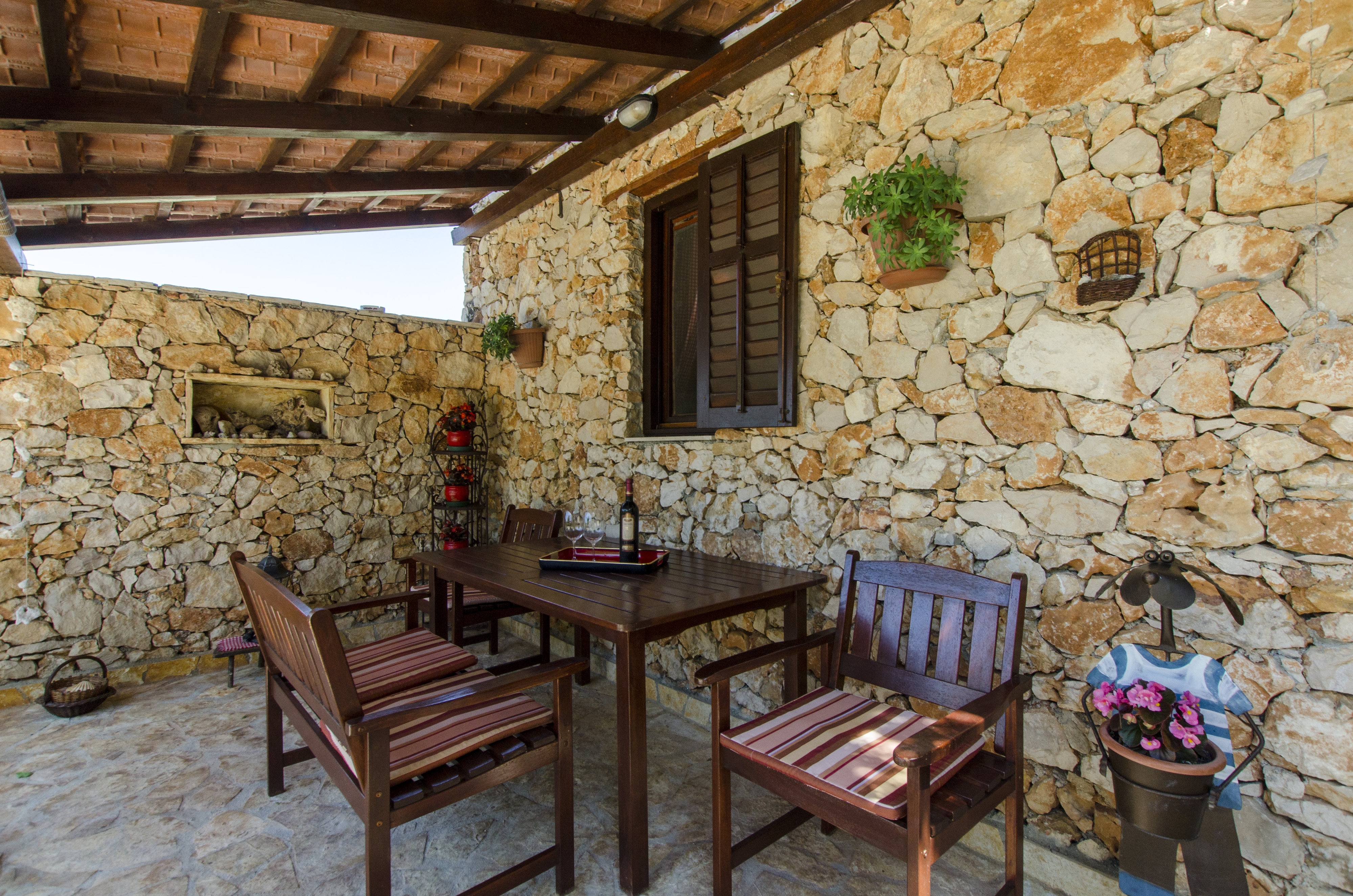 Studio flat with terrace Ražanj, Rogoznica  AS-c