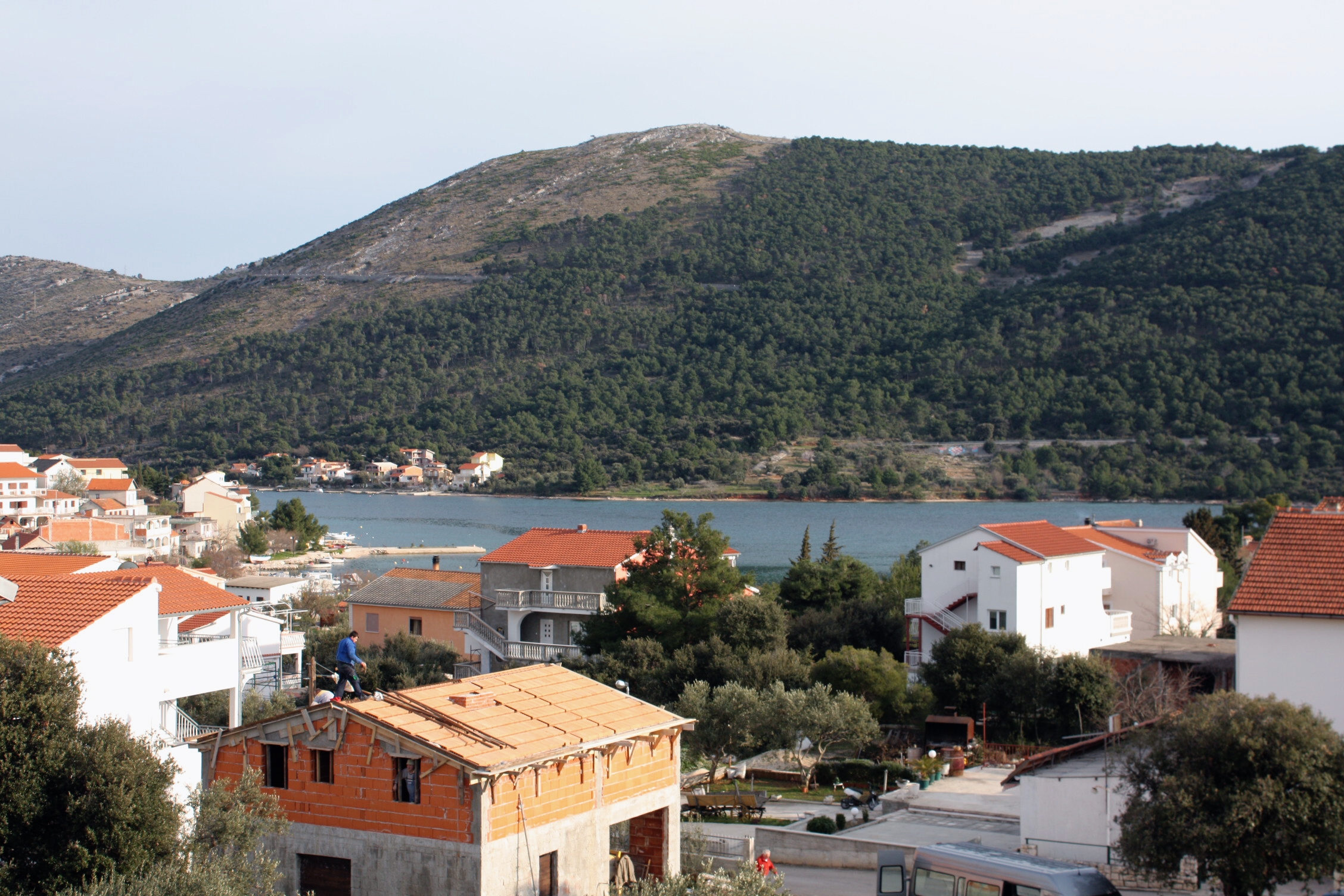 One bedroom apartment with terrace and sea view Grebaštica, Šibenik  A-b