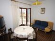Dining room Grebaštica, Dining room in the apartment, air condition available, (pet friendly) and WiFi.