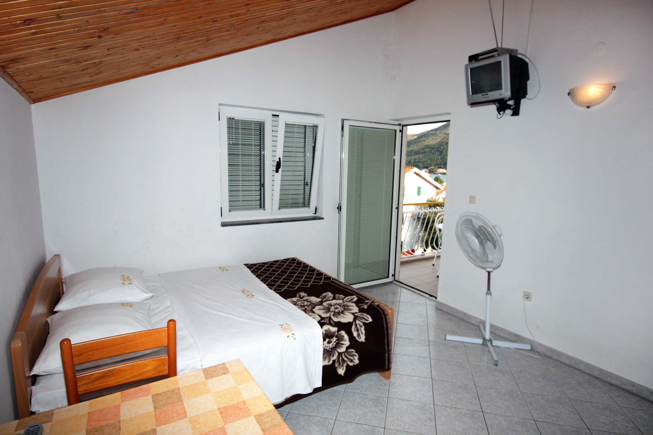 Studio flat with balcony and sea view Grebaštica, Šibenik  AS-a