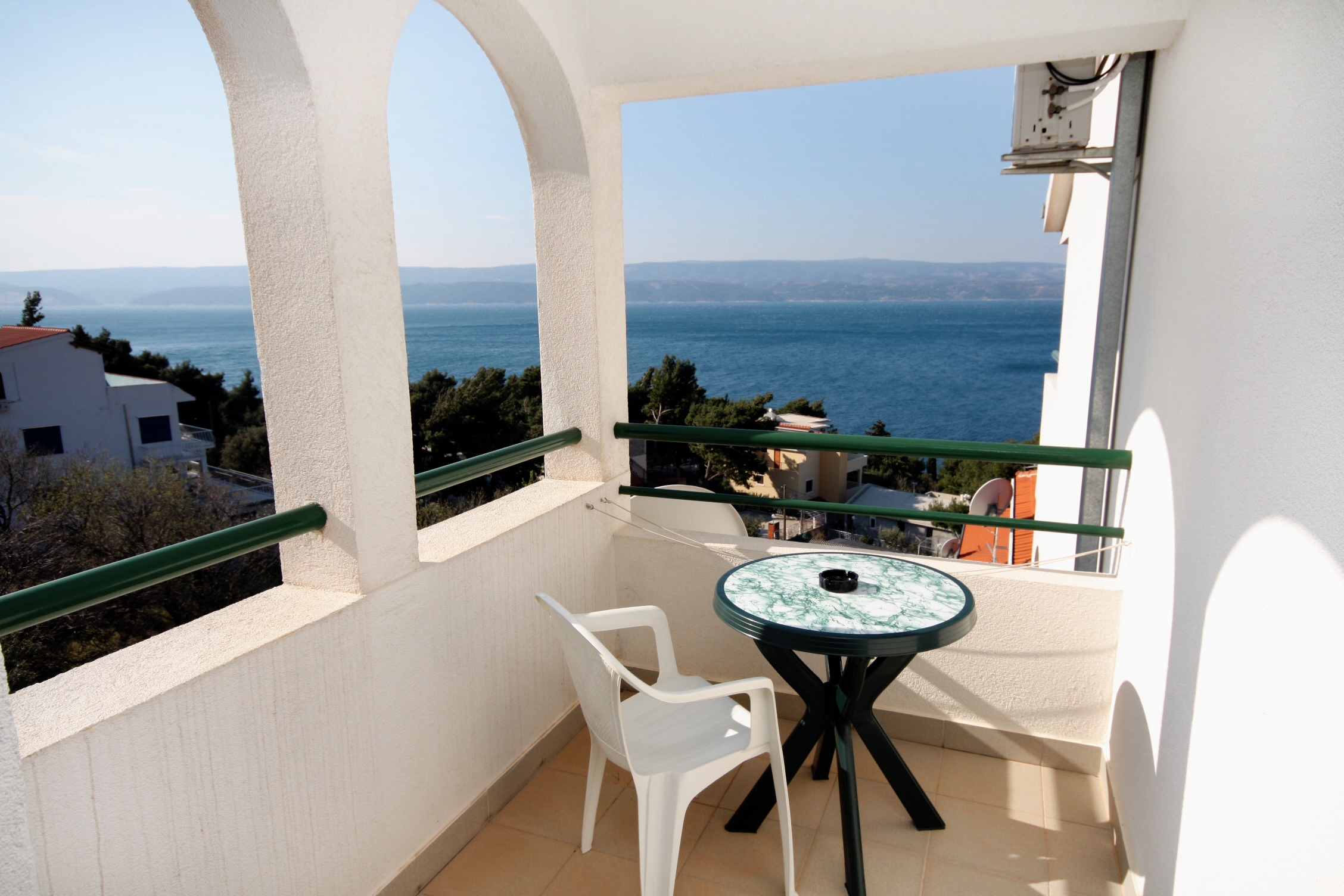 Studio flat with terrace and sea view Balića Rat, Omiš (AS-4868-a)