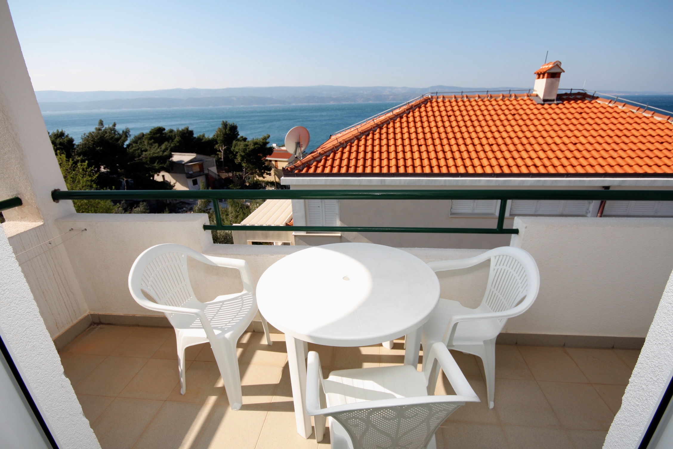 Studio flat with terrace and sea view Balića Rat, Omiš (AS-4868-e)