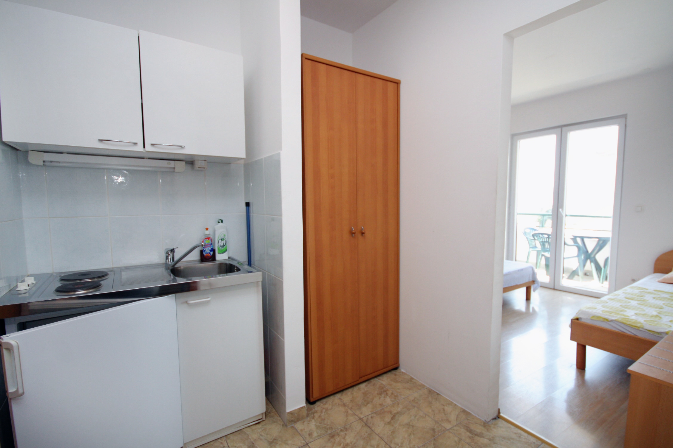 Studio flat with terrace and sea view Balića Rat, Omiš (AS-4868-i)