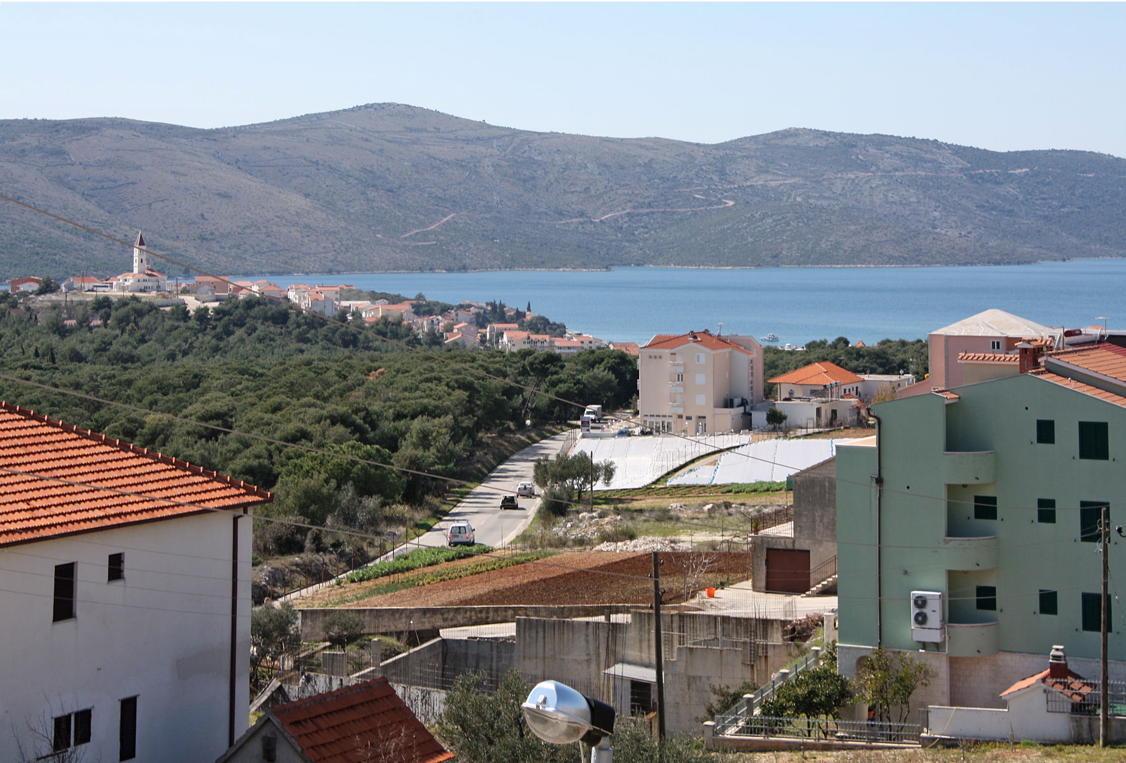 Two bedroom apartment with balcony and sea view Seget Vranjica, Trogir  A-a