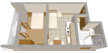 Plan Pirovac, Plan in the apartment.
