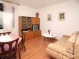 Living room Seget Vranjica, Living room in the apartment, air condition available and WiFi.
