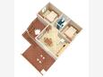 Dumboka, Plan in the apartment, (pet friendly).