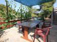 Terrace 2 Dumboka, Terrace 2 in the apartment, with a sea view and (pet friendly).