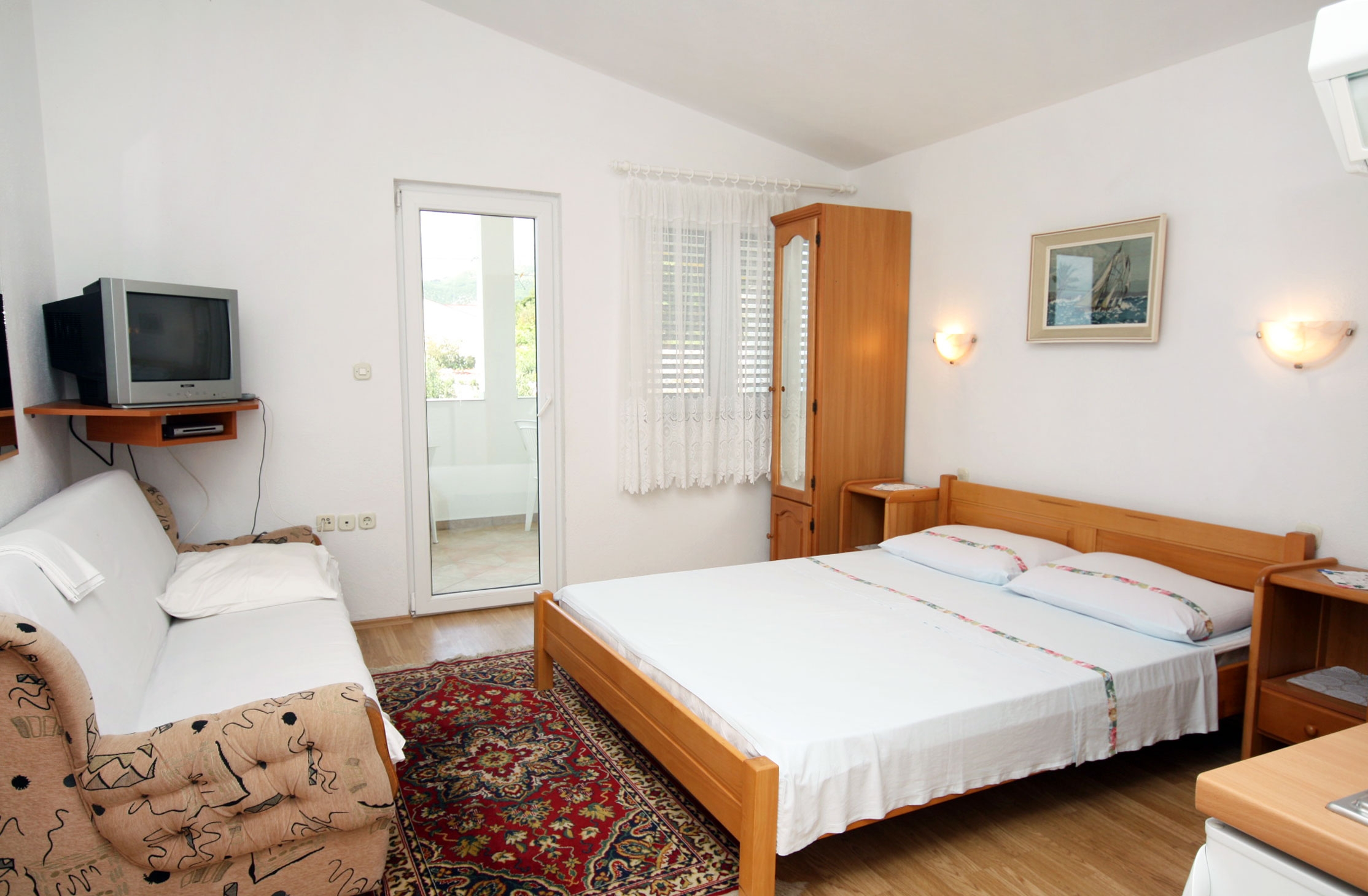 Studio flat with terrace and sea view Drvenik Gornja vala, Makarska (AS-4890-d)