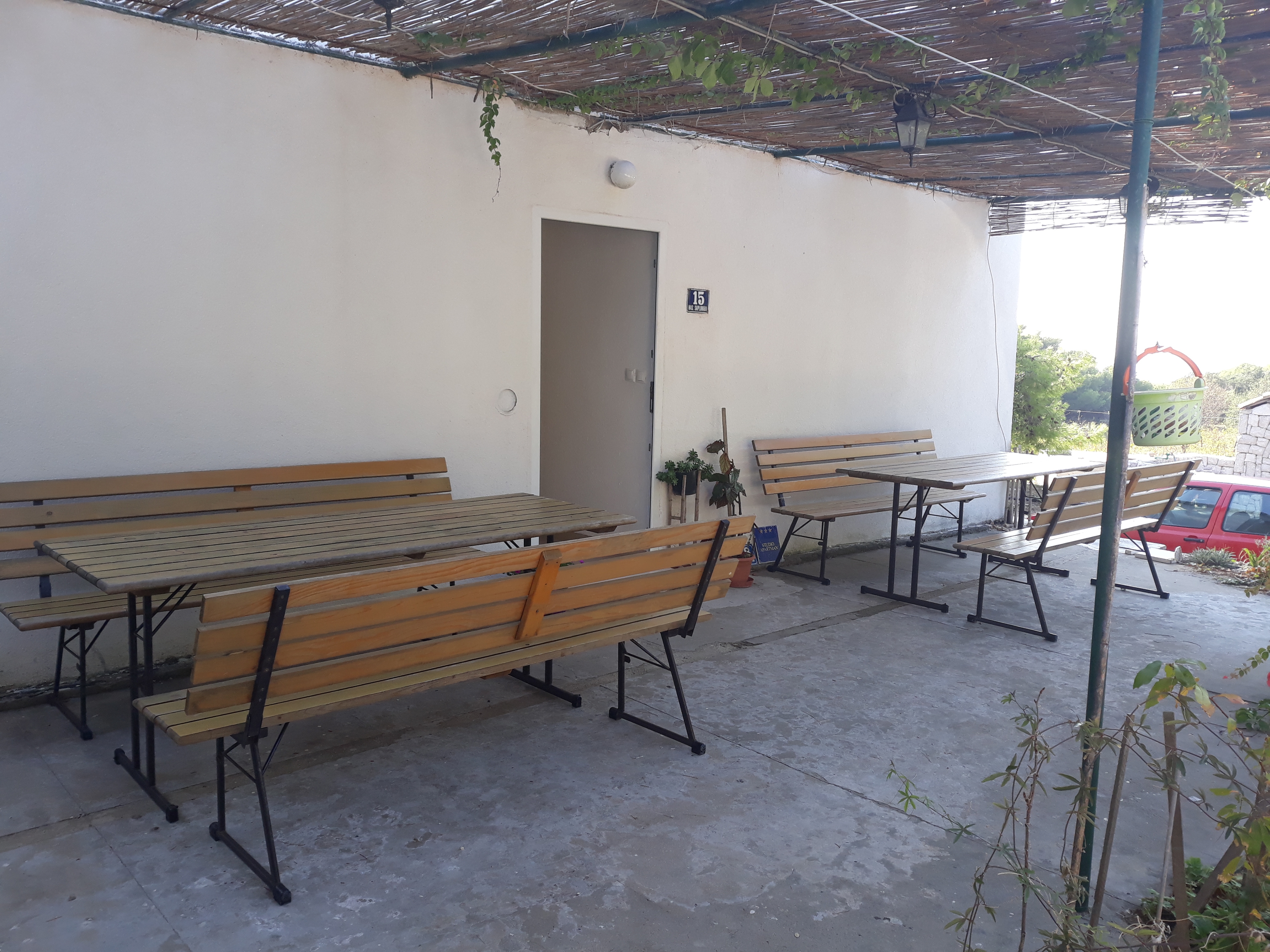 Two bedroom apartment with terrace Cove Blaca, Mljet  A-a