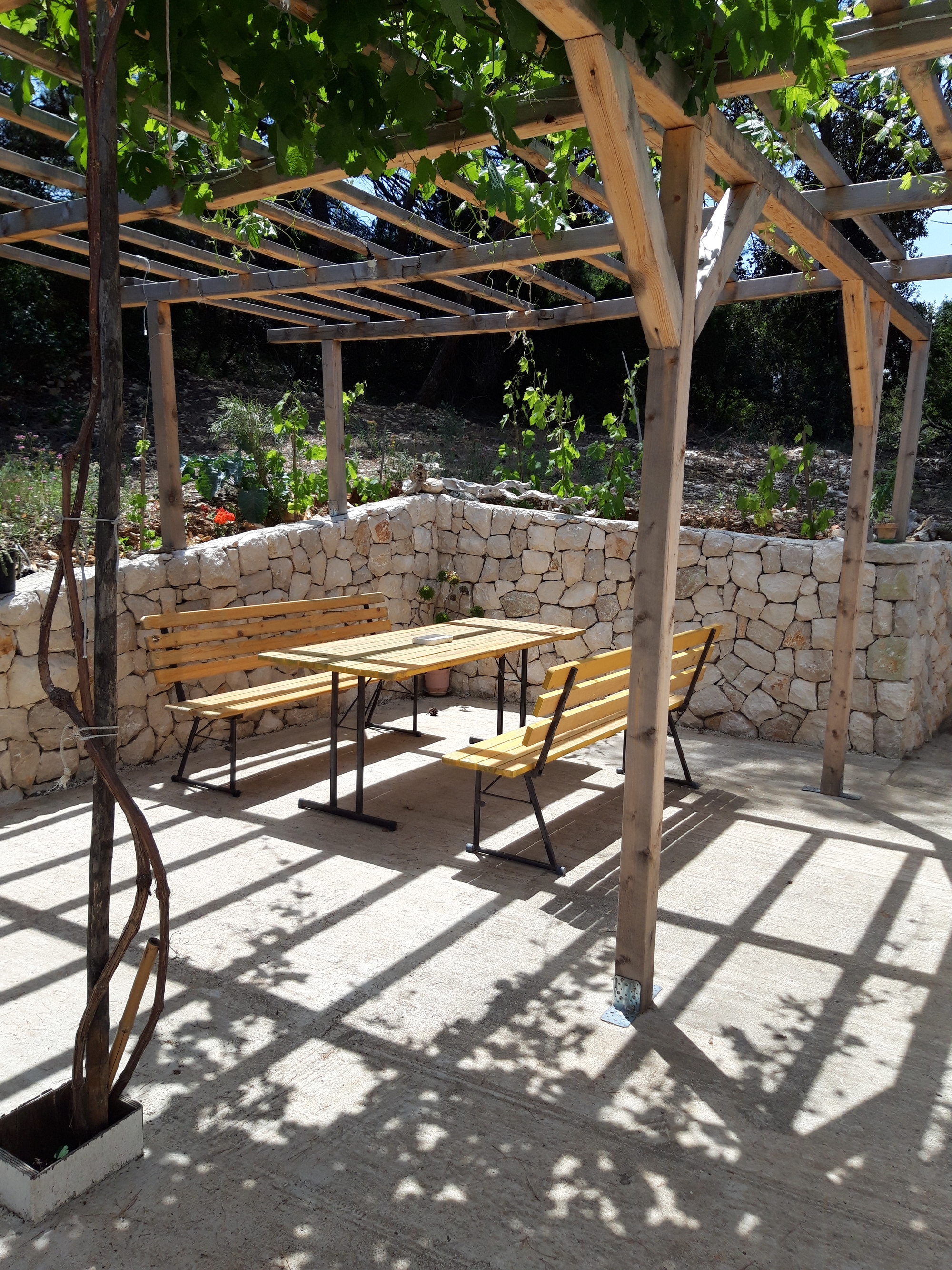 Two bedroom apartment with terrace Cove Blaca, Mljet  A-e