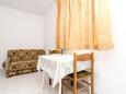 Saplunara, Dining room in the apartment, air condition available, (pet friendly) and WiFi.