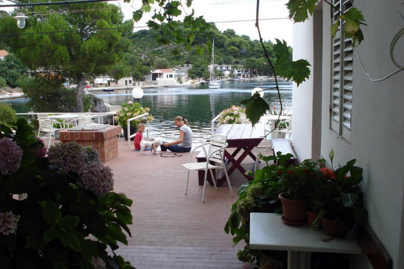 One bedroom apartment near beach Okuklje, Mljet  A-c