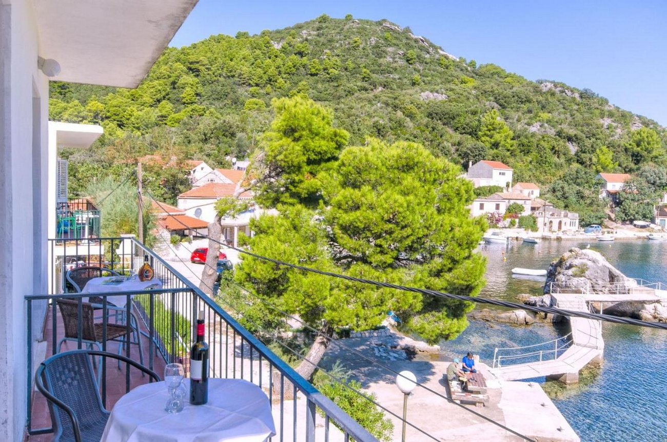 One bedroom apartment near beach Okuklje, Mljet  A-f