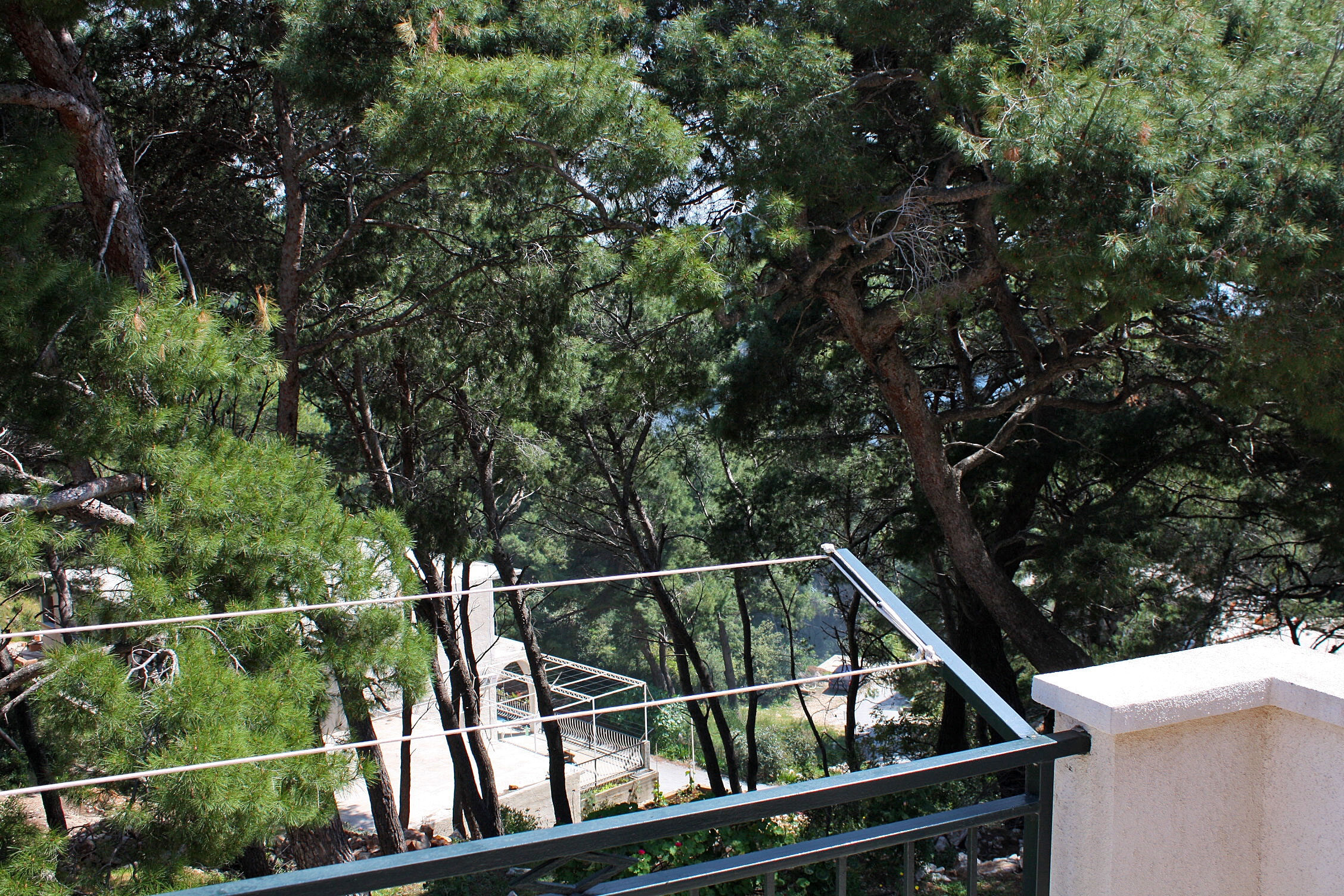One bedroom apartment with terrace Cove Saplunara, Mljet  A-b
