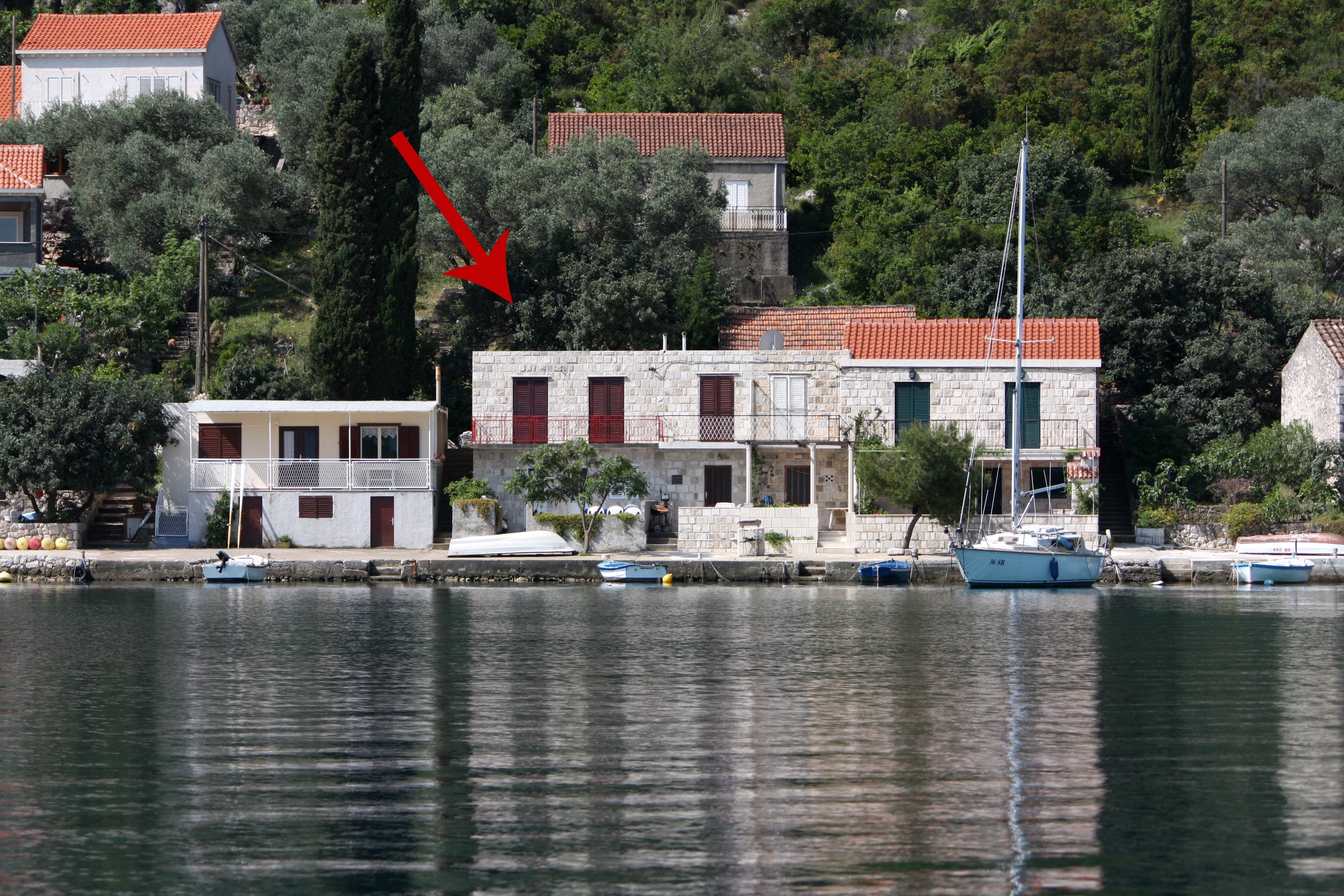 Haus im Ort Pro?urska Luka (Mljet), Kapazität Ferienhaus  kroatische Inseln