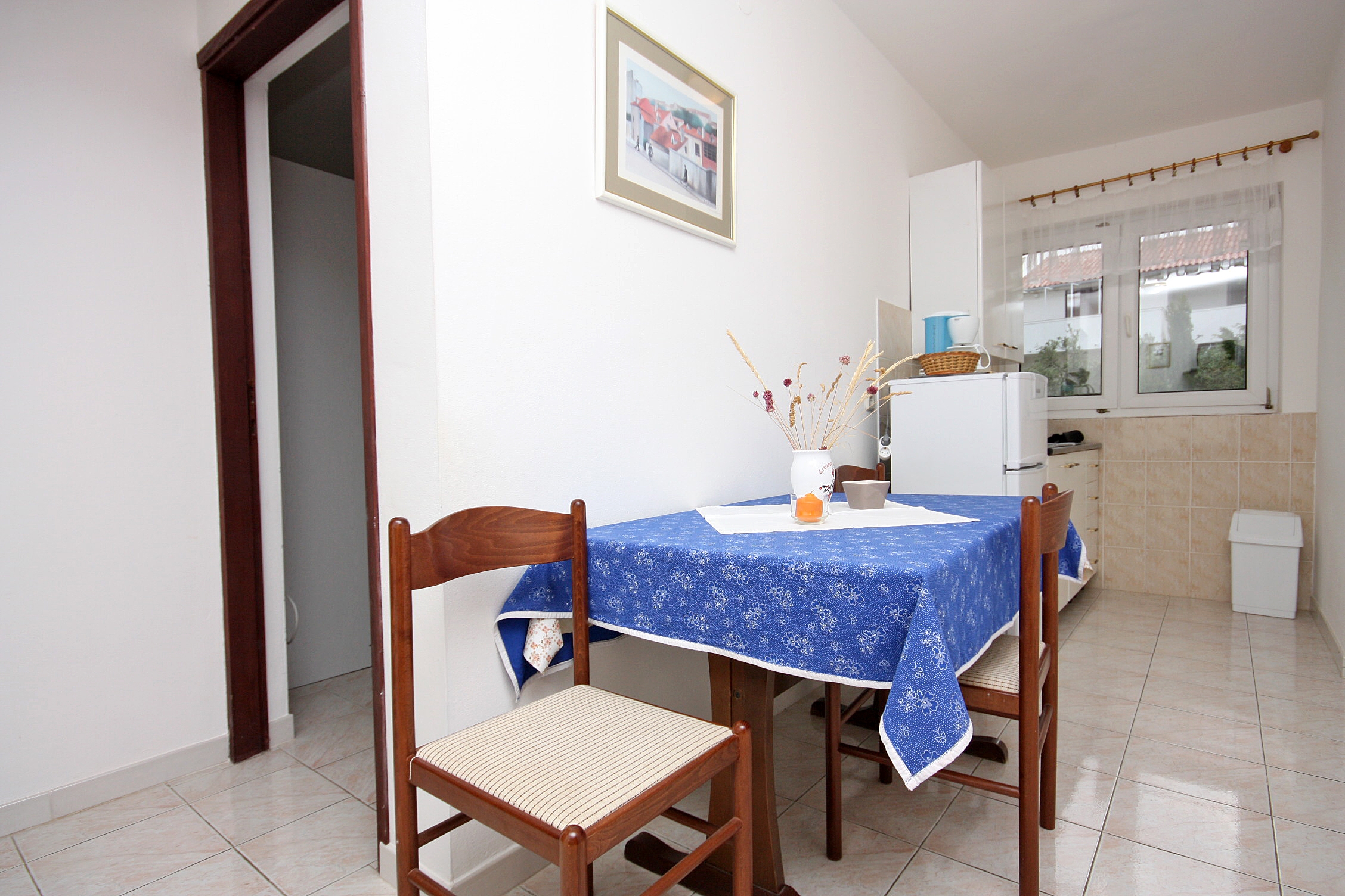 Two bedroom apartment with terrace and sea view Barbat, Rab (A-4962-b)