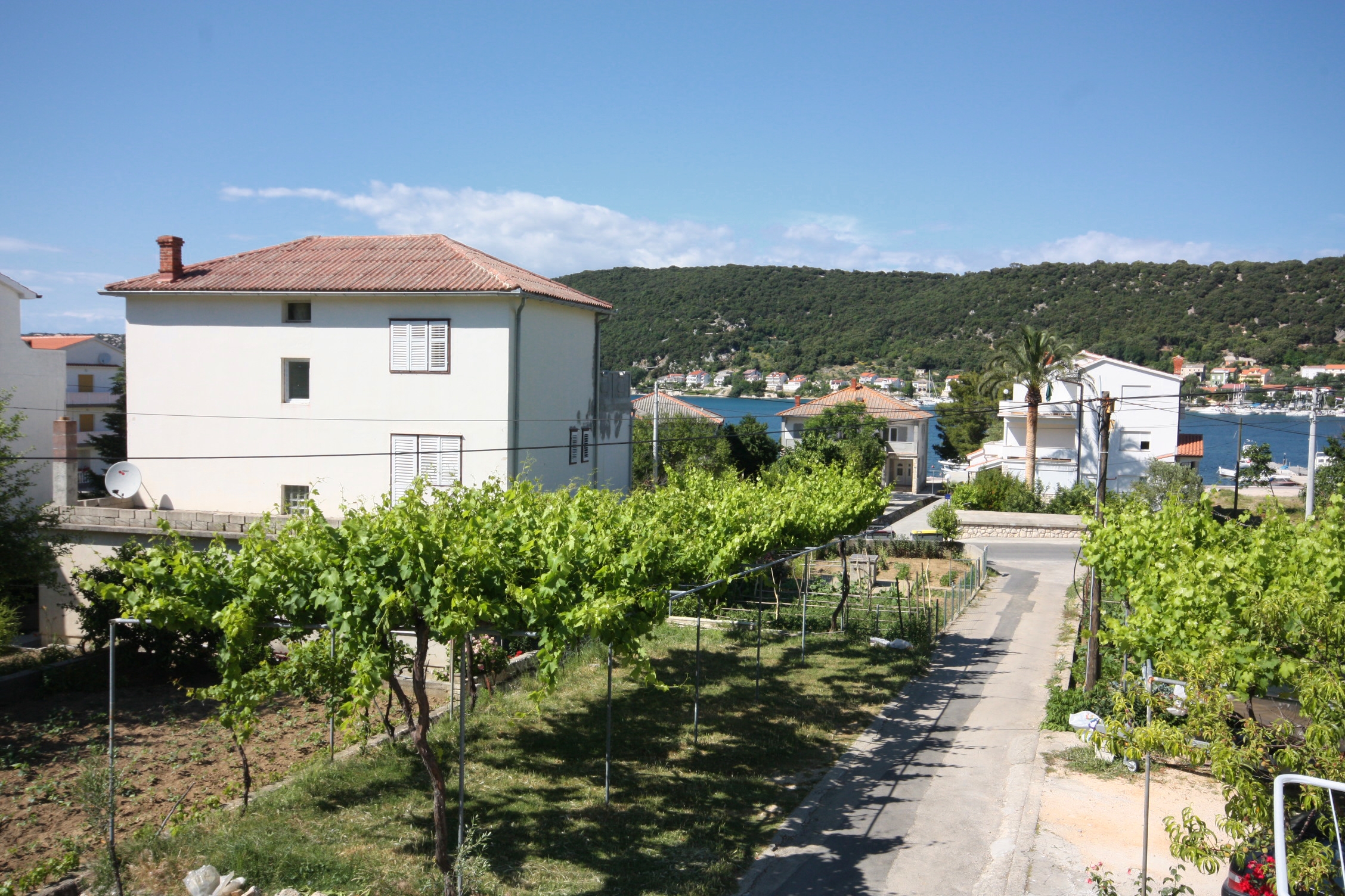 Two bedroom apartment with terrace and sea view Supetarska Draga - Donja, Rab  A-a