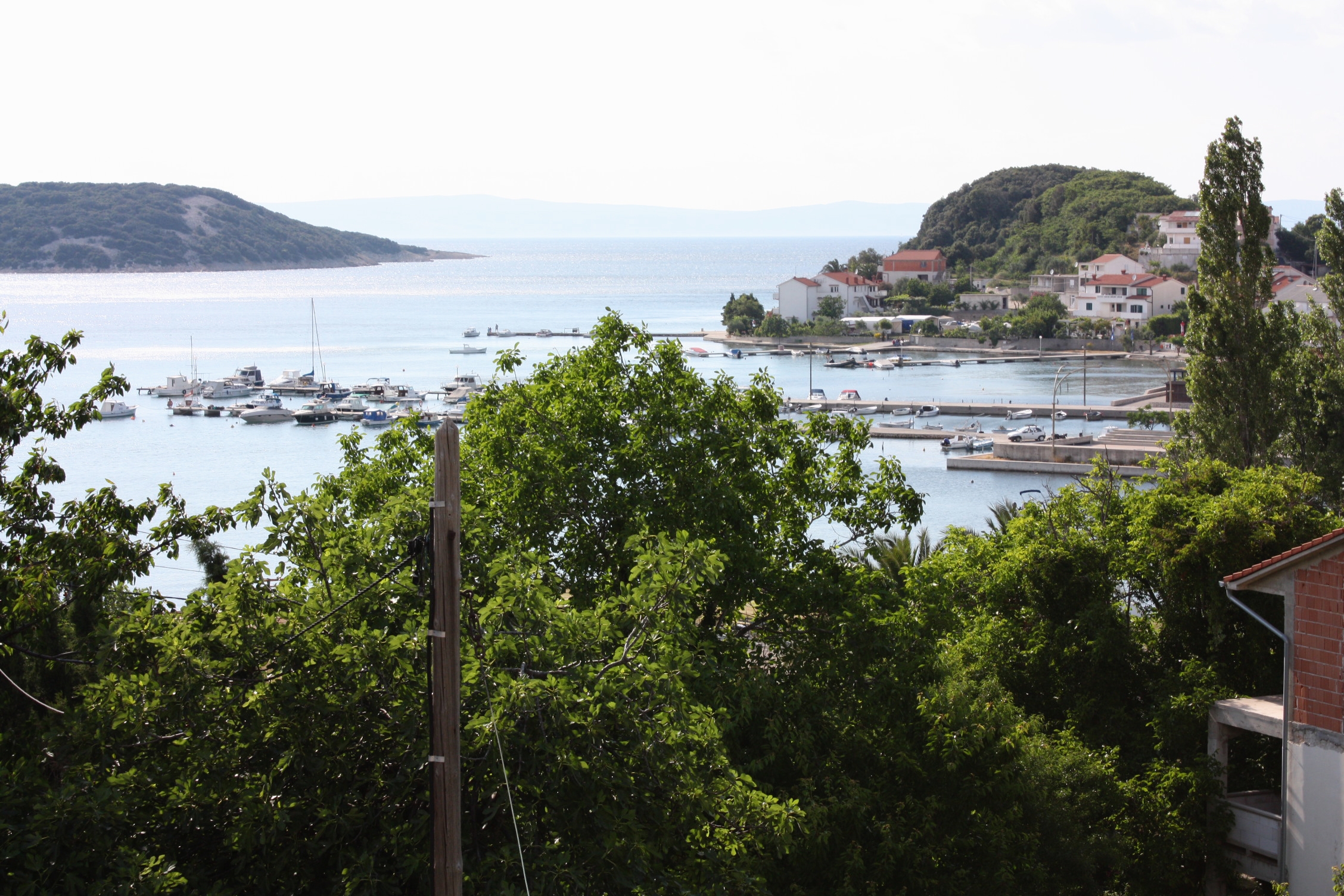 Two bedroom apartment with balcony and sea view Kampor, Rab  A-a