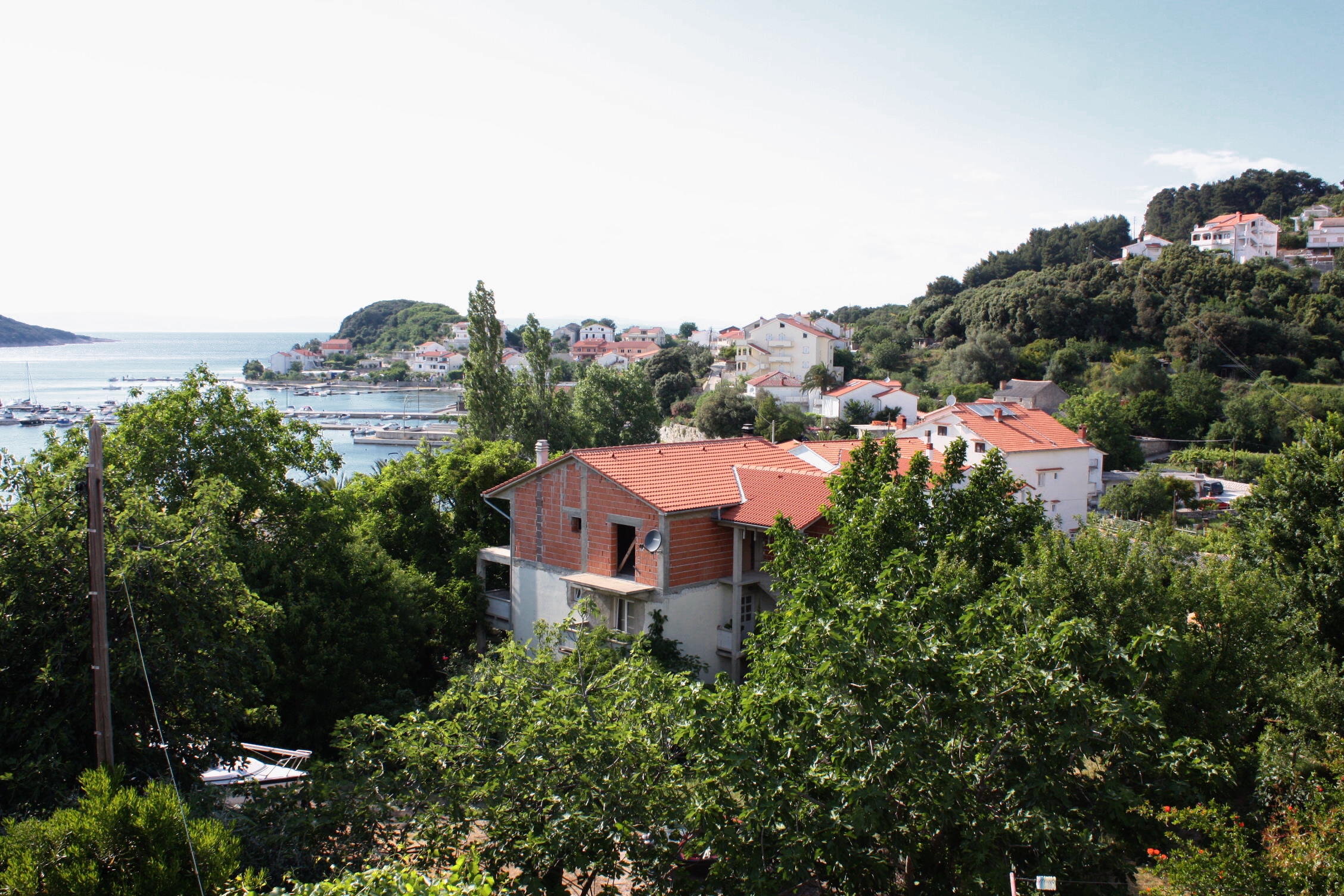 Two bedroom apartment with balcony and sea view Kampor, Rab  A-a