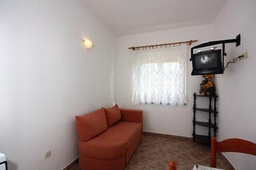Obývací pokoj Kampor, Obývací pokoj v ubytování typu apartment, WiFi.