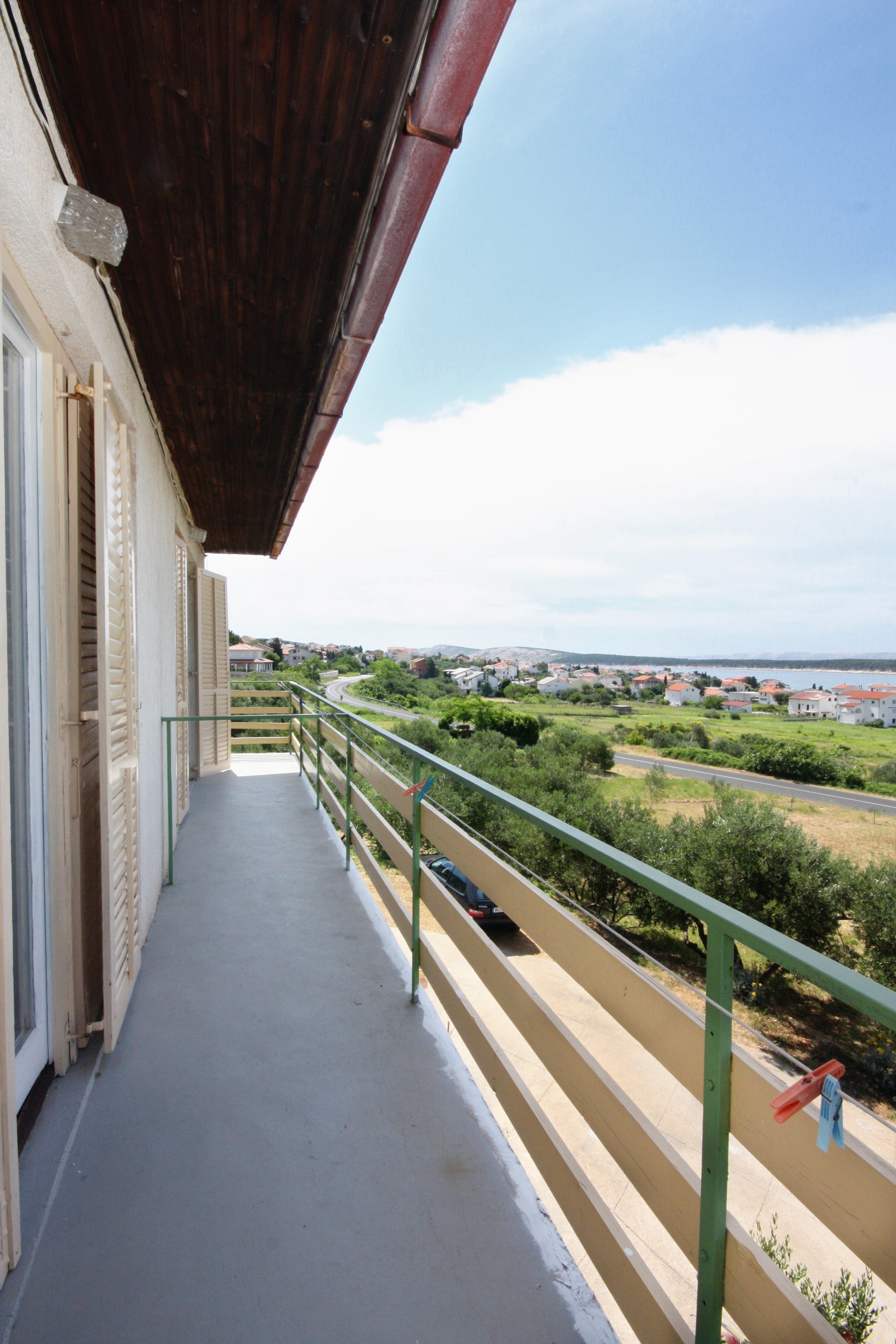 One bedroom apartment with balcony and sea view Barbat, Rab  A-a
