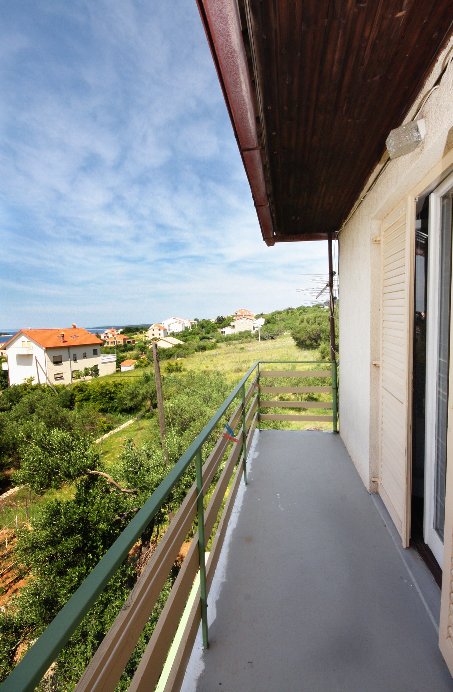 One bedroom apartment with balcony and sea view Barbat, Rab  A-a
