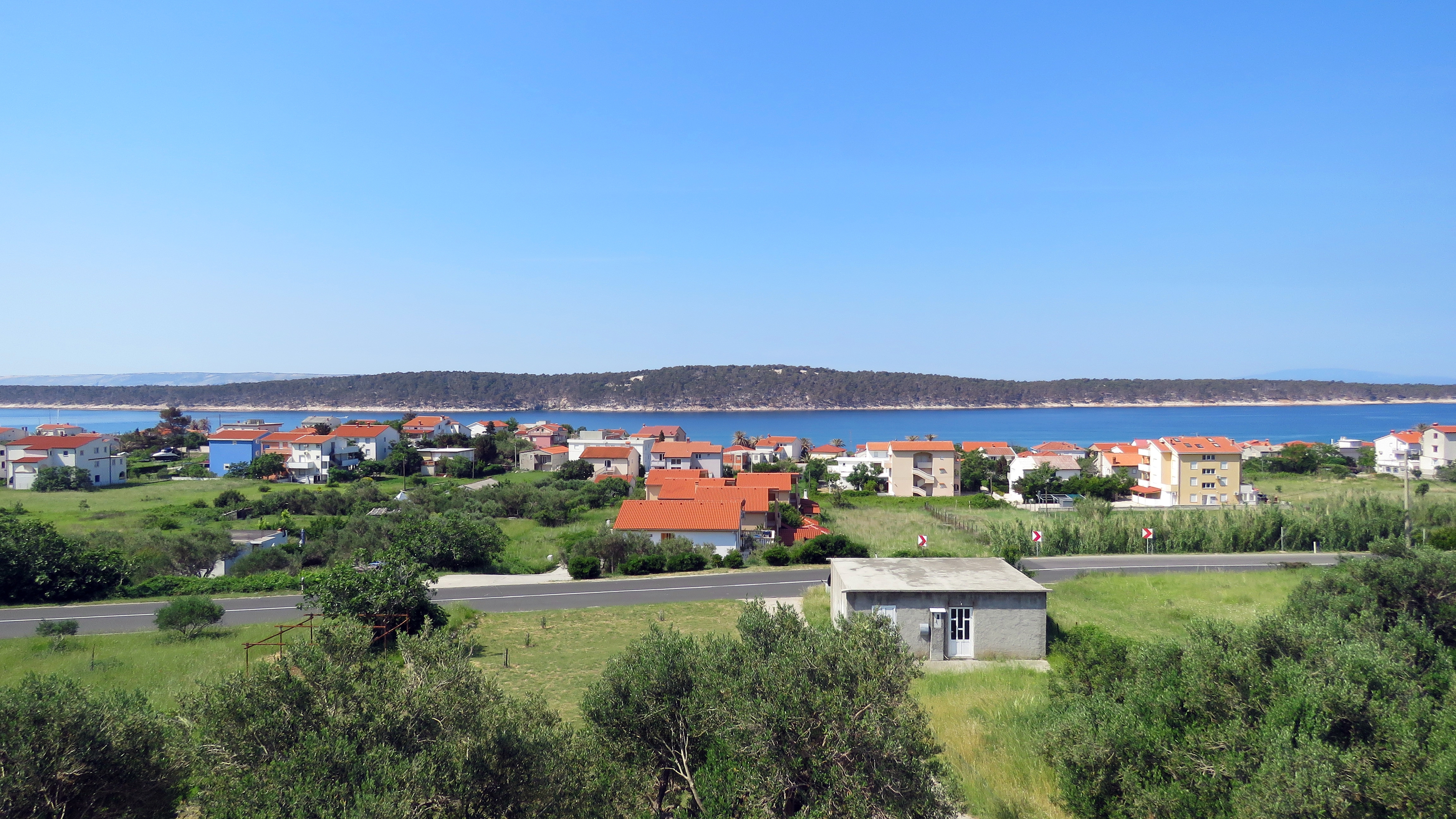One bedroom apartment with balcony and sea view Barbat, Rab  A-a