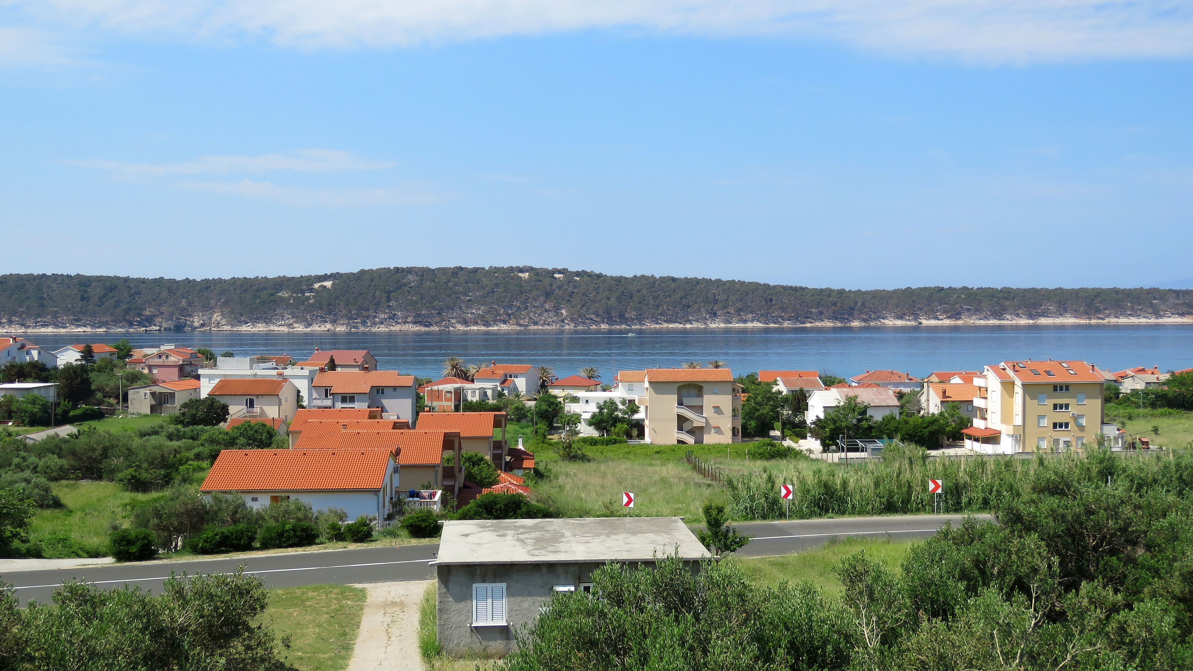 One bedroom apartment with balcony and sea view Barbat, Rab  A-a