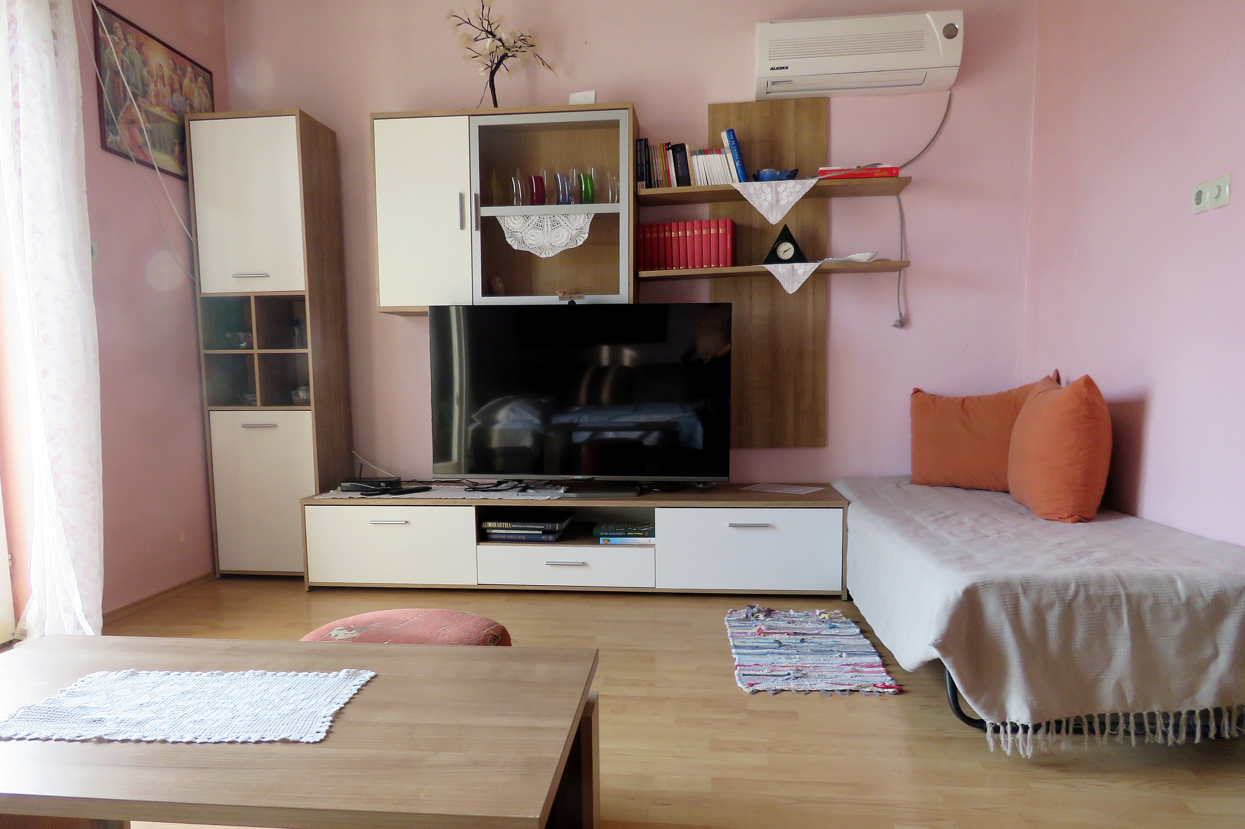 One bedroom apartment with terrace and sea view Barbat, Rab (A-4988-b)