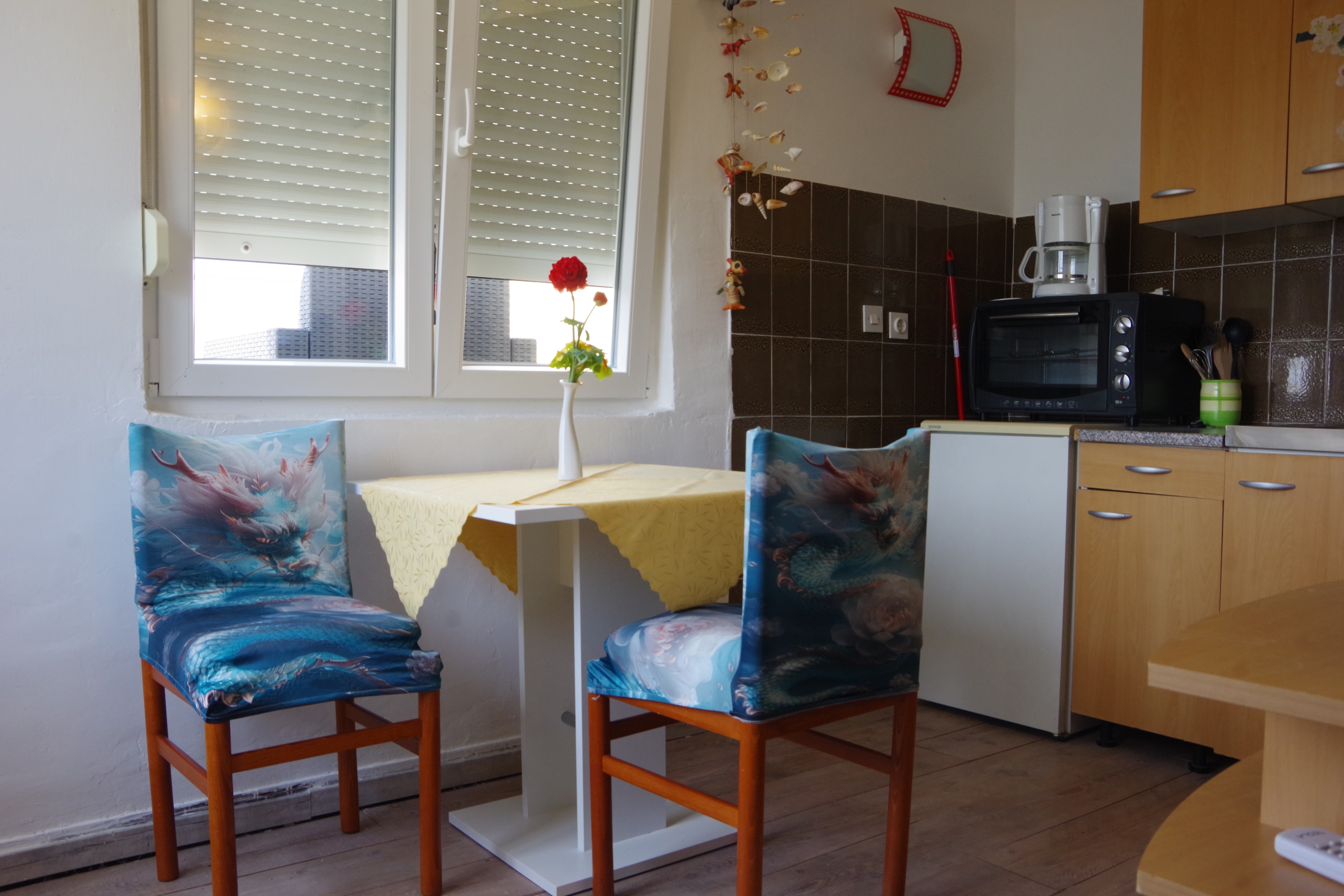 One bedroom apartment with terrace and sea view Barbat, Rab (A-4988-d)