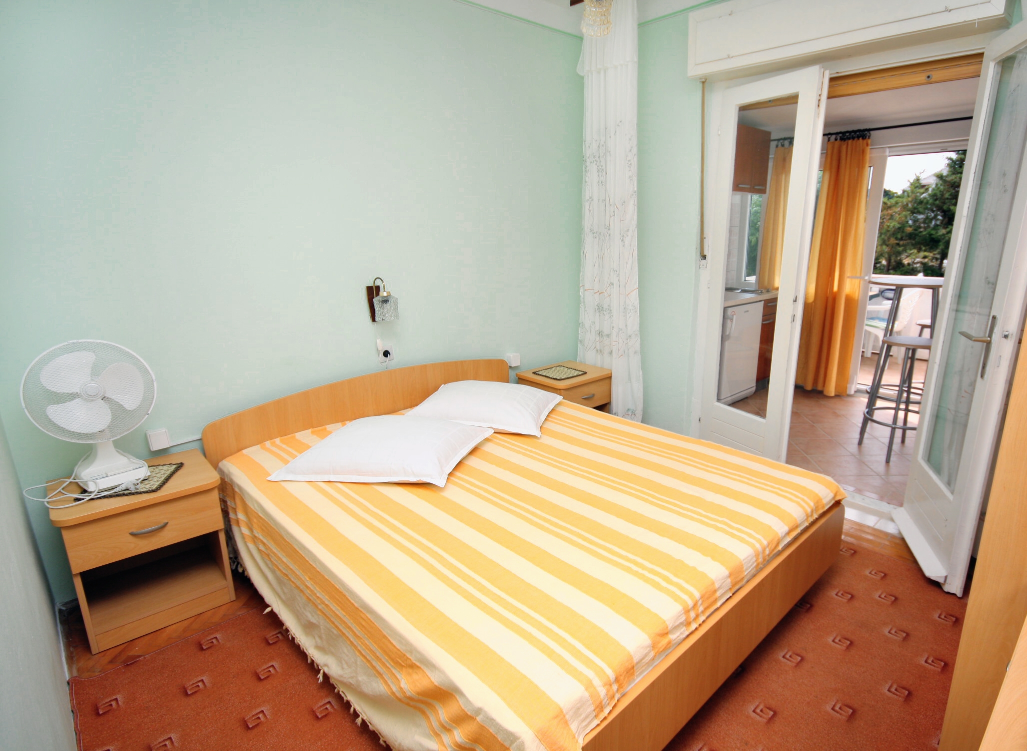 Studio flat with balcony Barbat (Rab) (AS-4993-a)