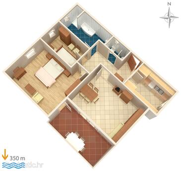 Plan Palit, Plan in the apartment.