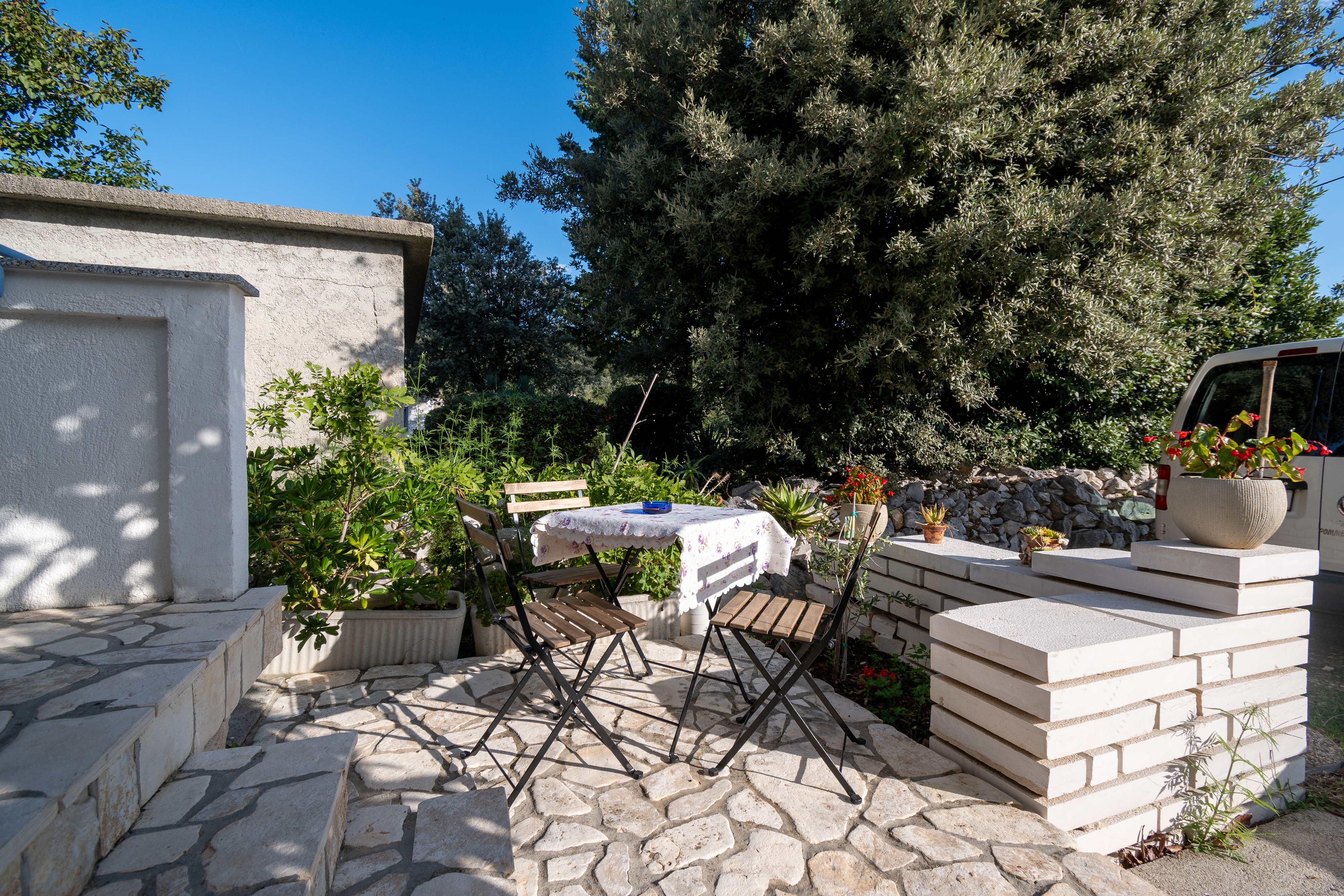 Studio flat with terrace Kampor, Rab  AS-a
