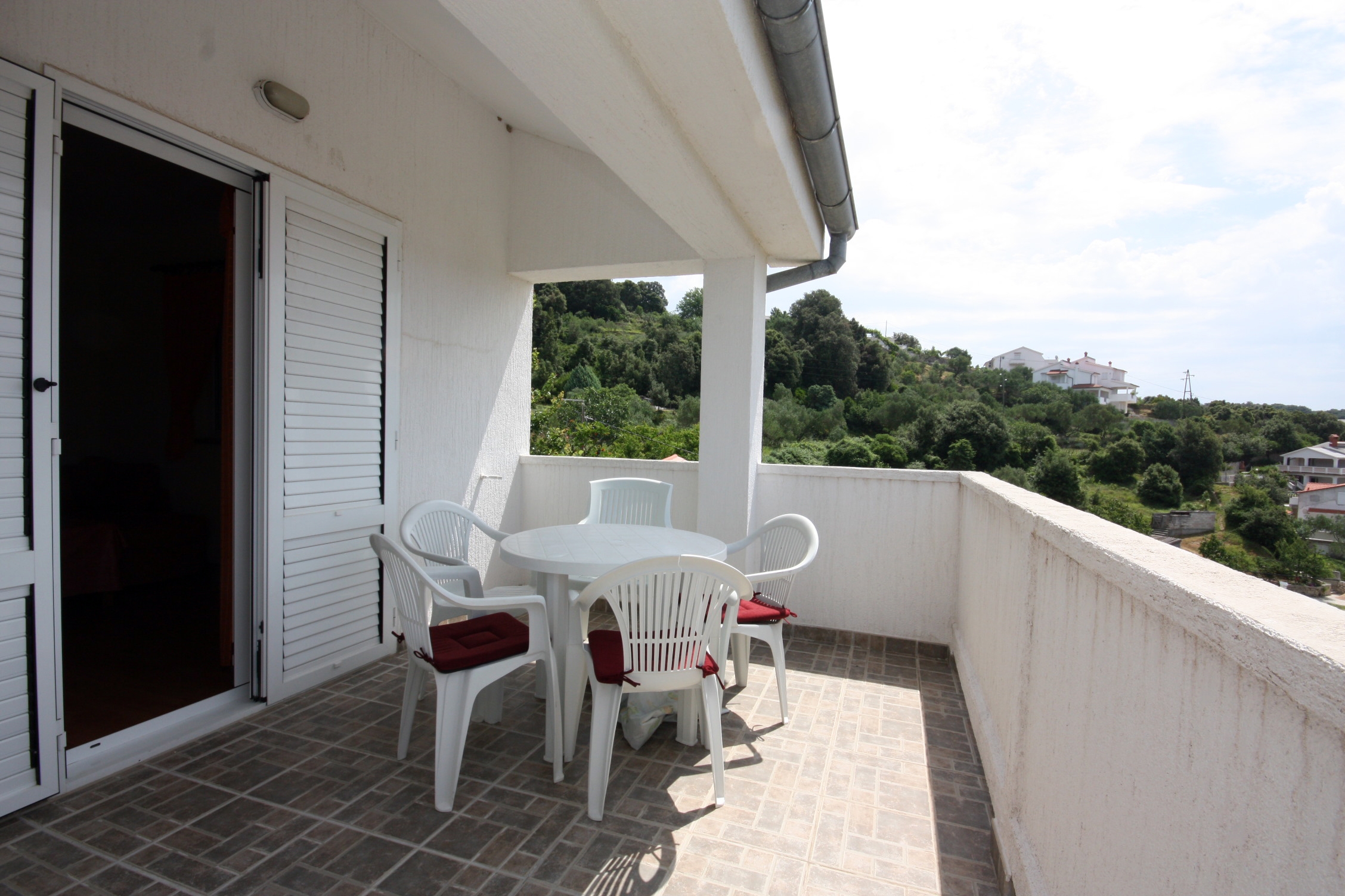 Two bedroom apartment with terrace and sea view Kampor, Rab  A-b