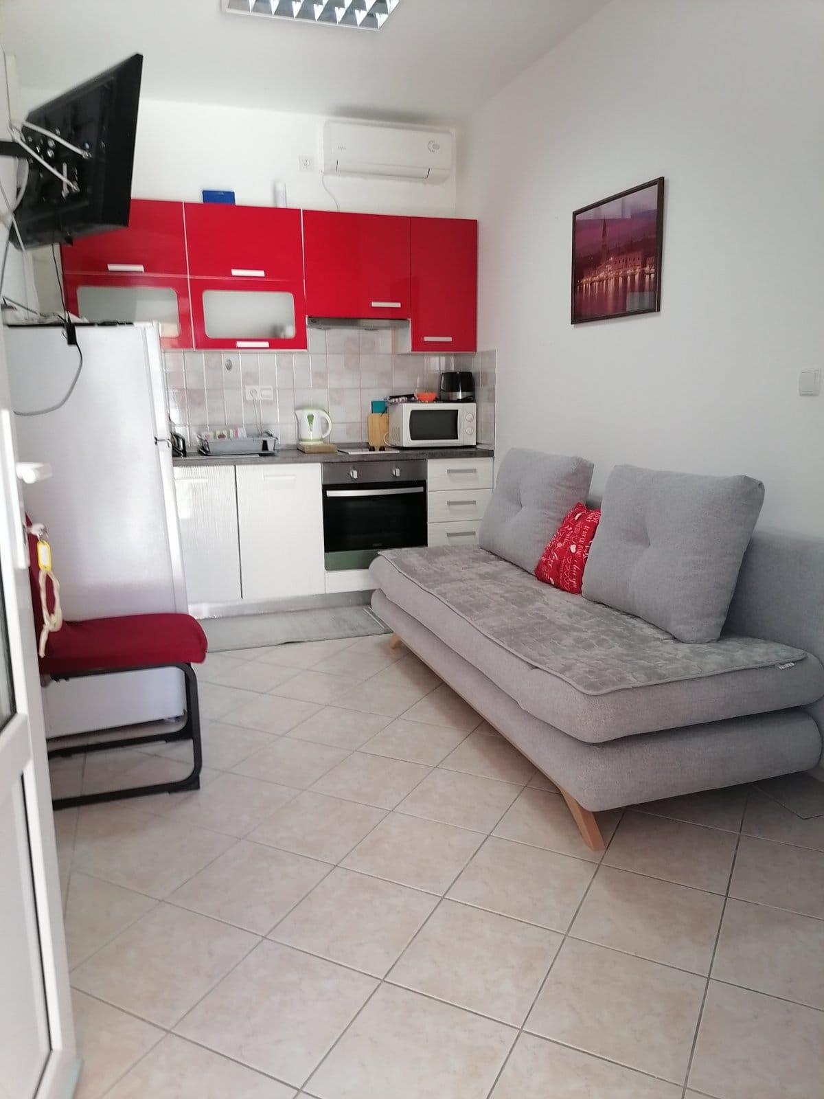 Studio flat with terrace Lopar, Rab  AS-a