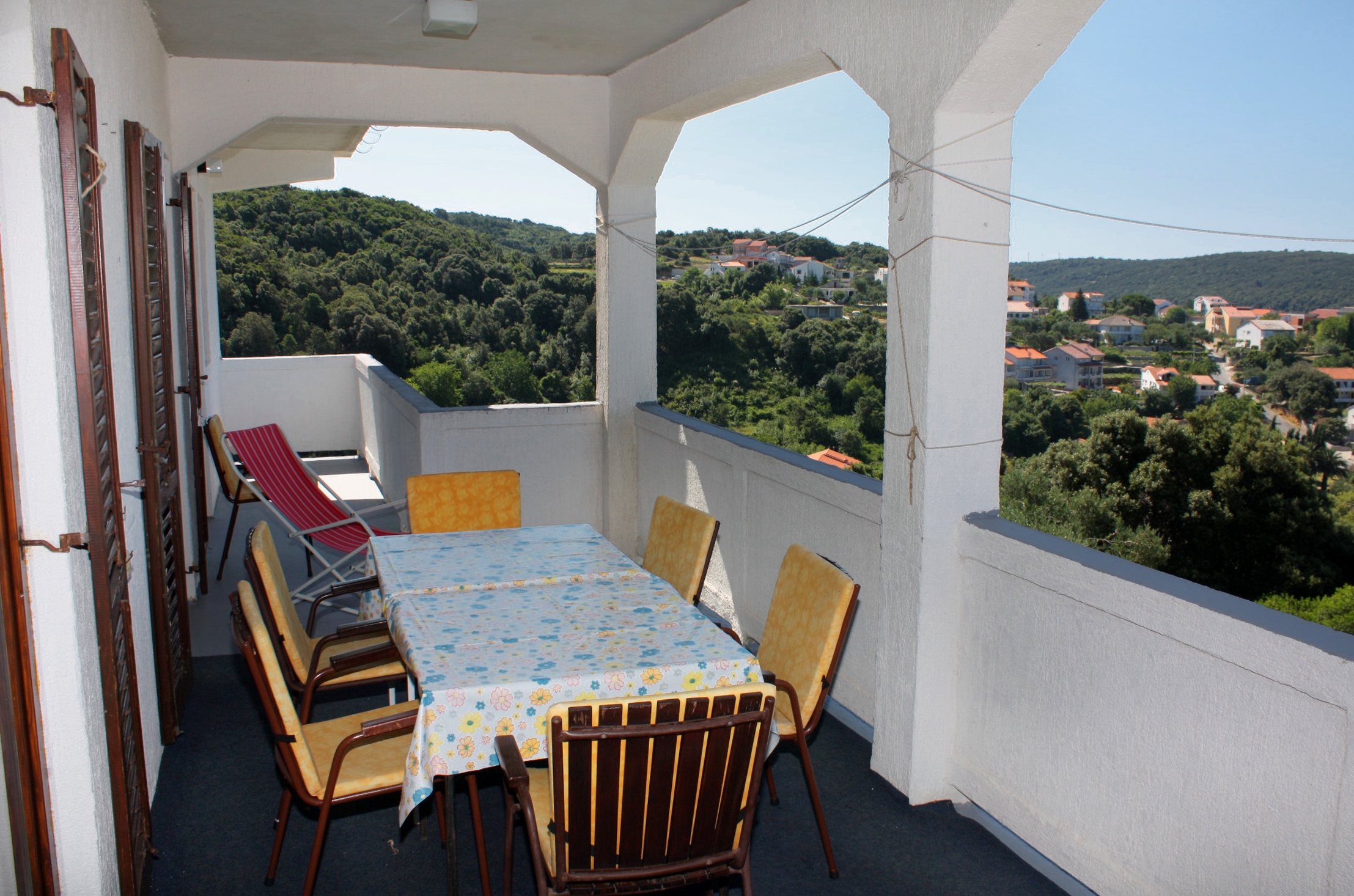Three bedroom apartment with terrace and sea view Kampor, Rab  A-a