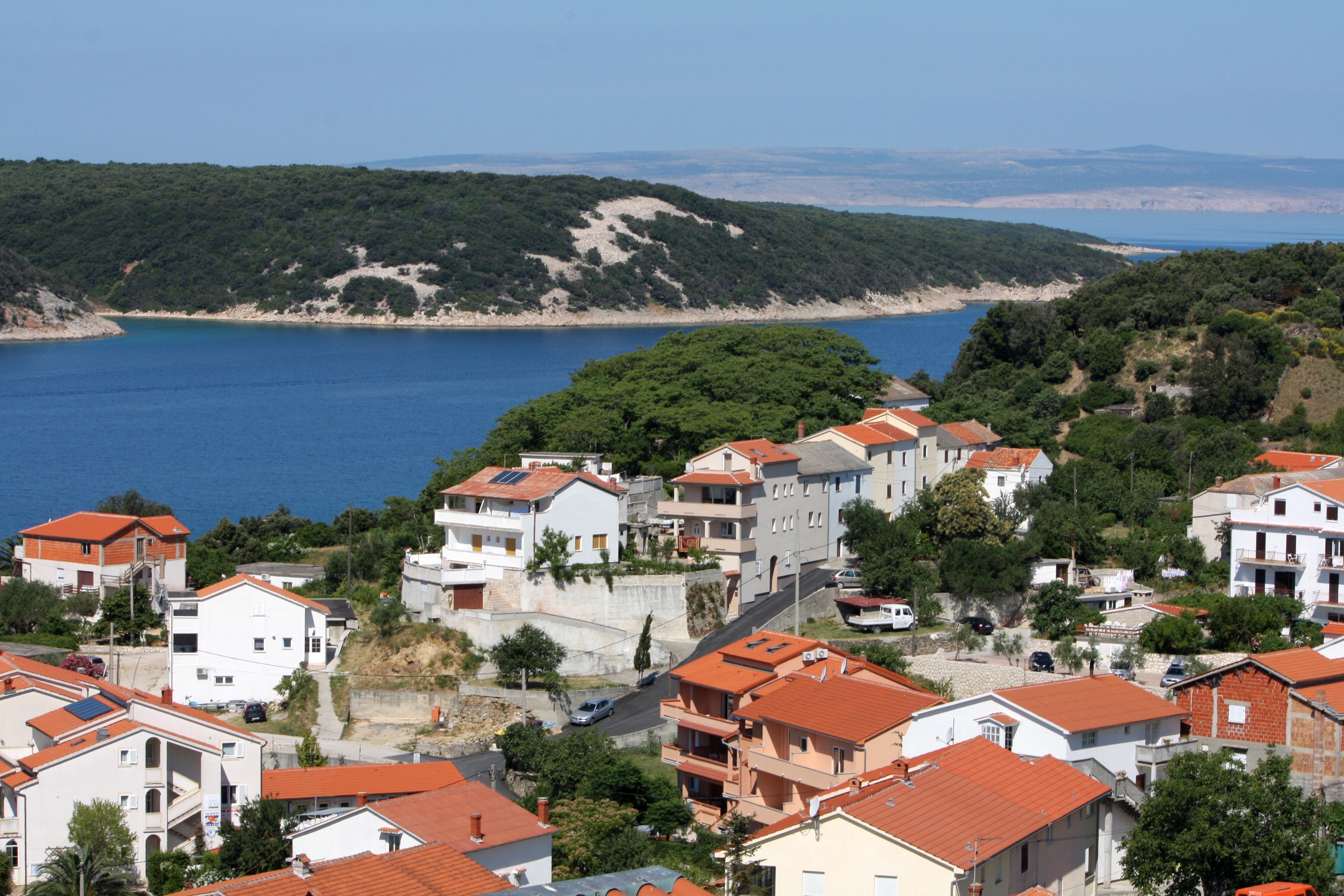 Two bedroom apartment with terrace and sea view Kampor, Rab  A-b