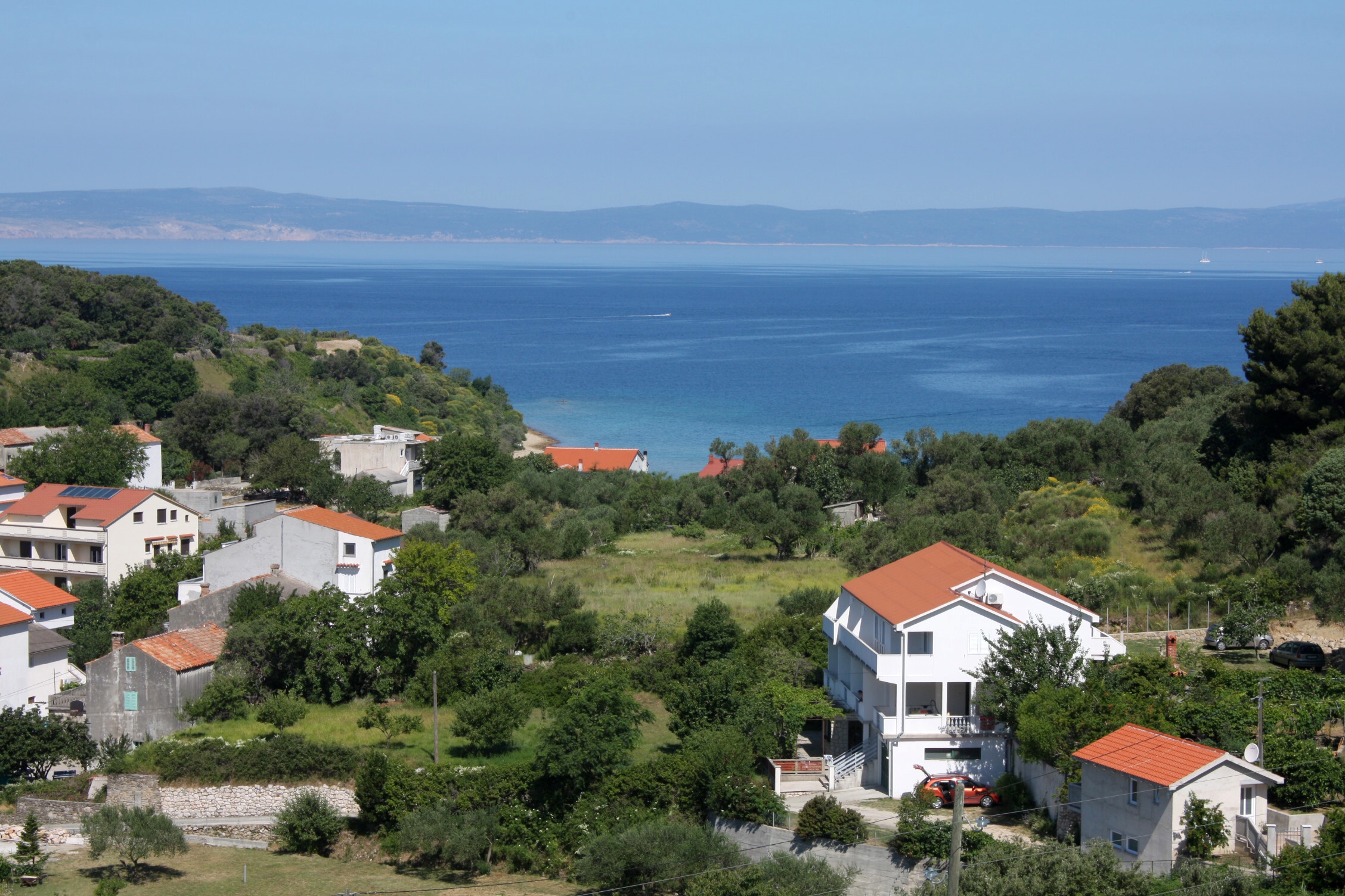 Two bedroom apartment with terrace and sea view Kampor, Rab  A-b