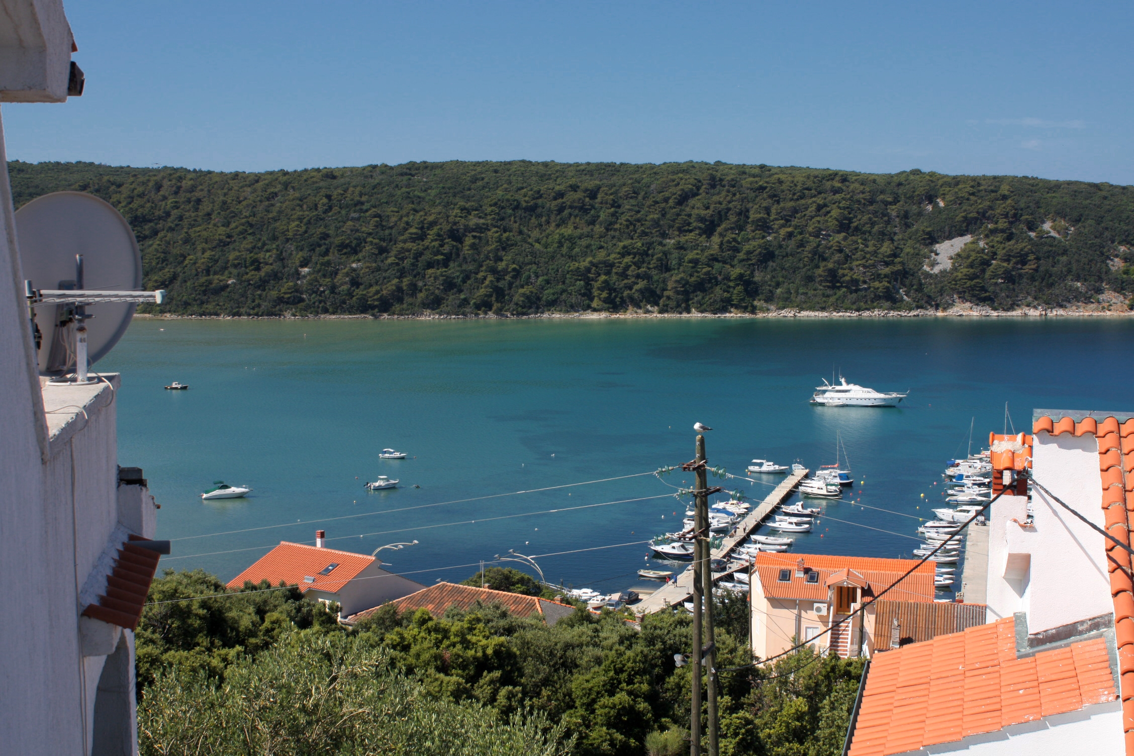 Two bedroom apartment with terrace and sea view Kampor, Rab  A-b