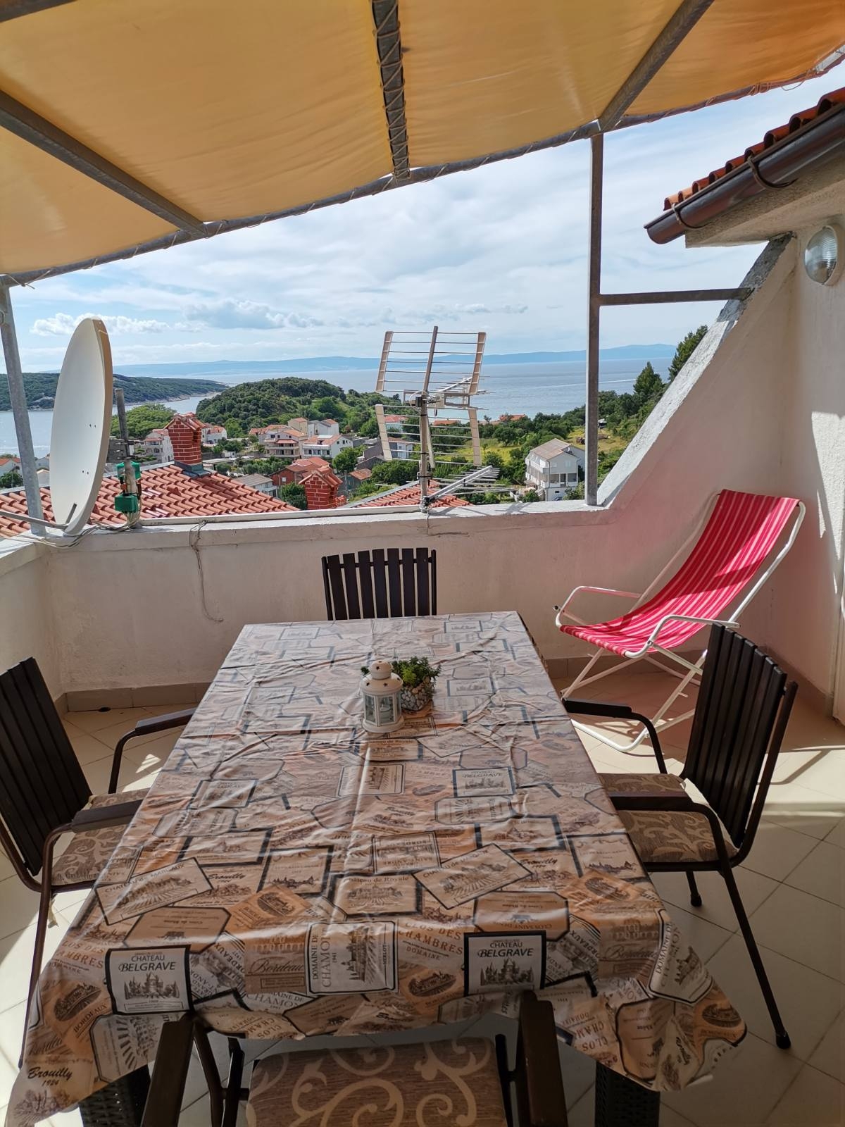 Two bedroom apartment with terrace and sea view Kampor, Rab  A-b