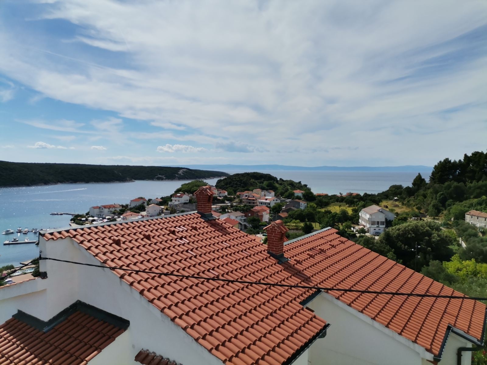 Two bedroom apartment with terrace and sea view Kampor, Rab  A-b