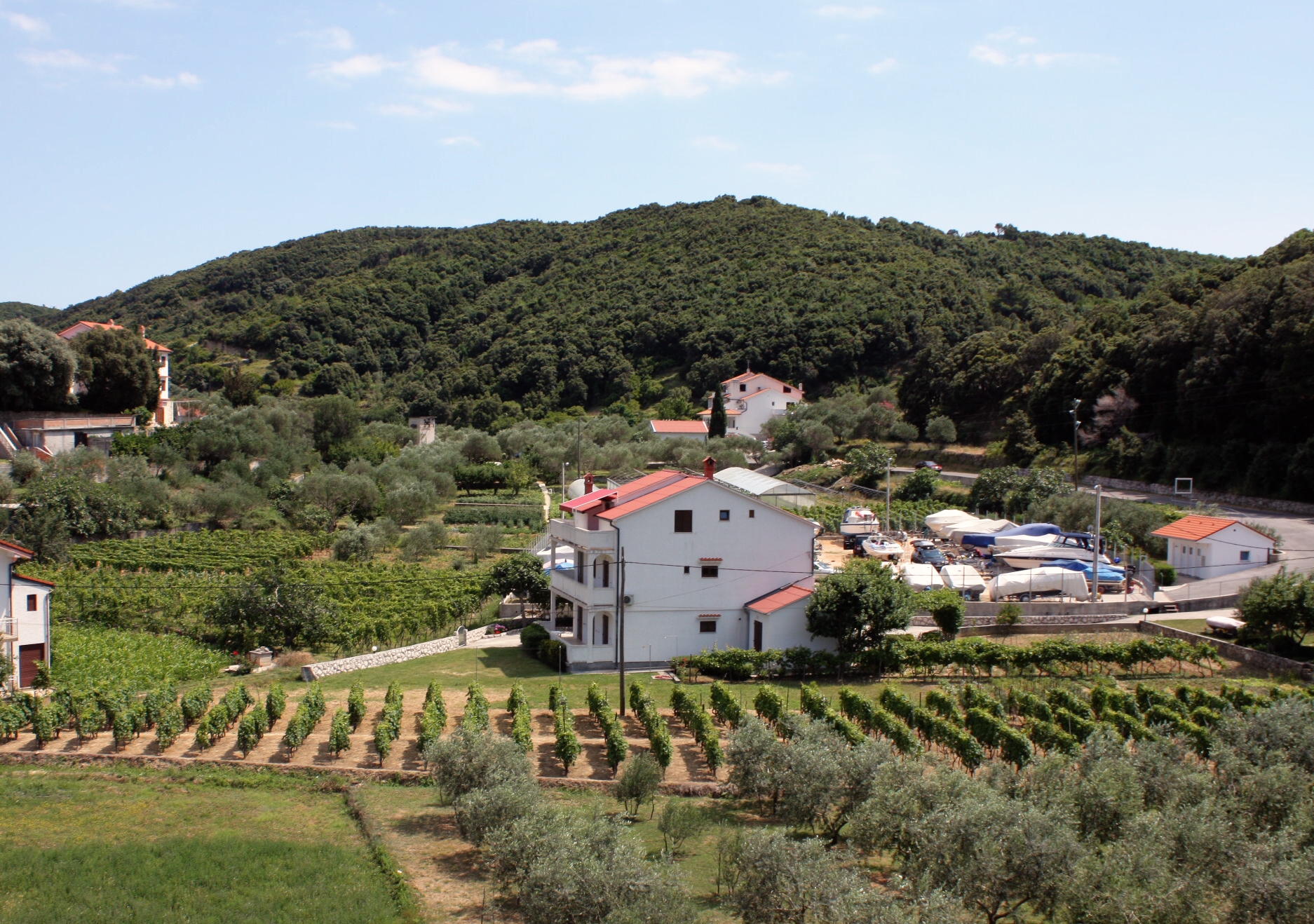 Two bedroom apartment with terrace and sea view Supetarska Draga - Donja, Rab  A-a