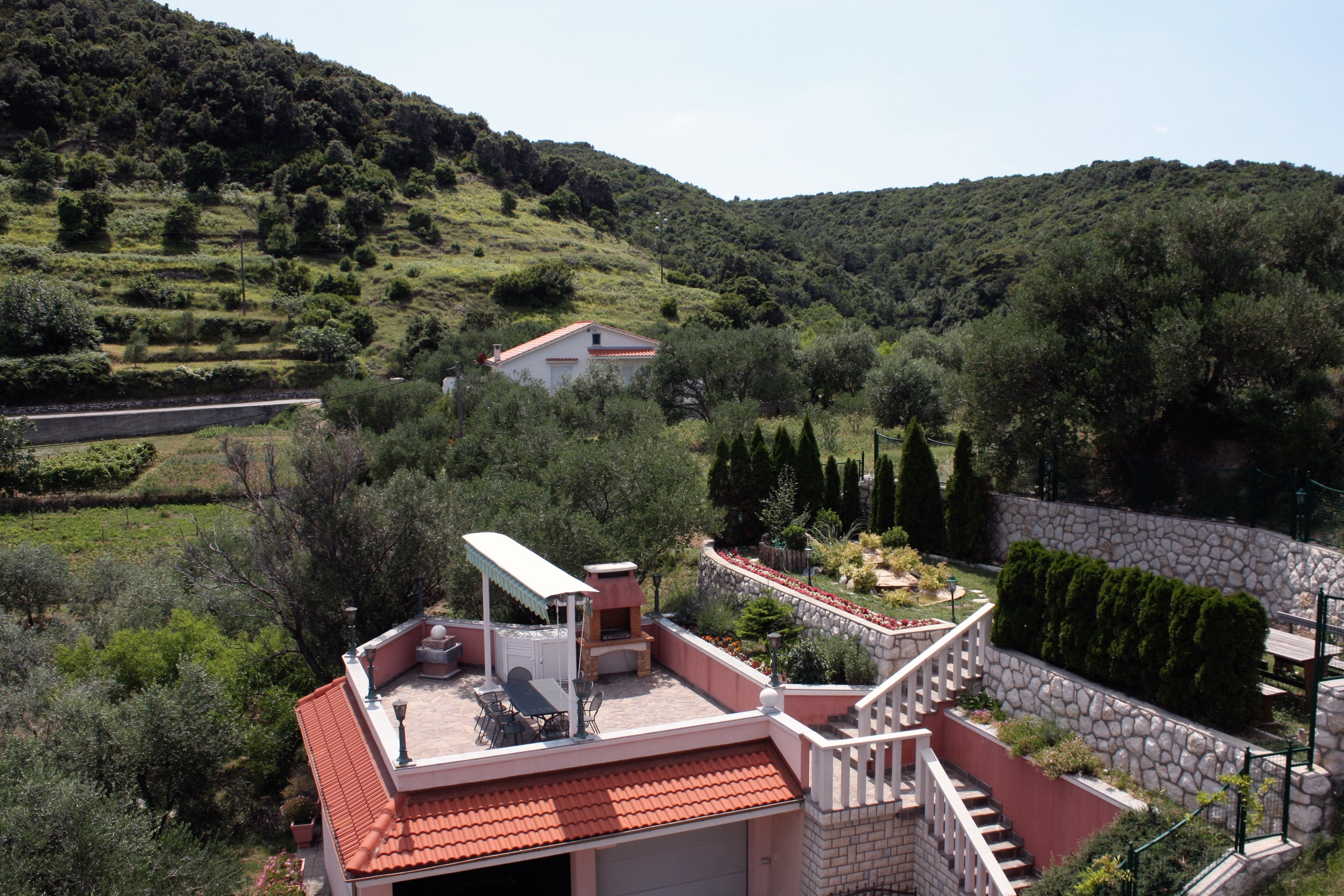 Two bedroom apartment with terrace and sea view Supetarska Draga - Donja, Rab  A-a