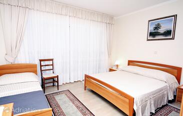 Supetarska Draga - Donja, Ložnice v ubytování typu room, s klimatizací, domácí mazlíčci povoleni a WiFi.