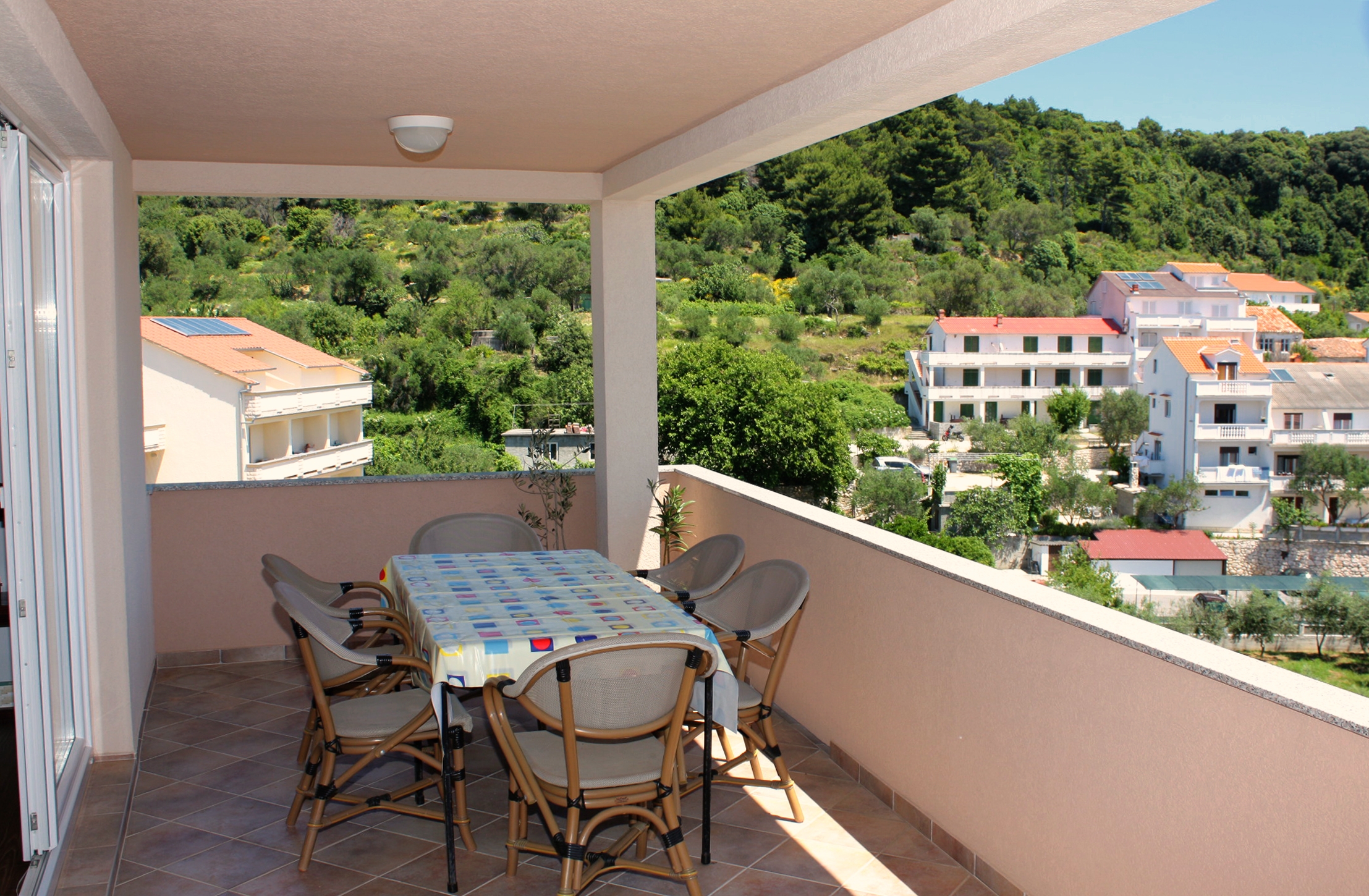 Three bedroom apartment with terrace and sea view Kampor, Rab  A-a