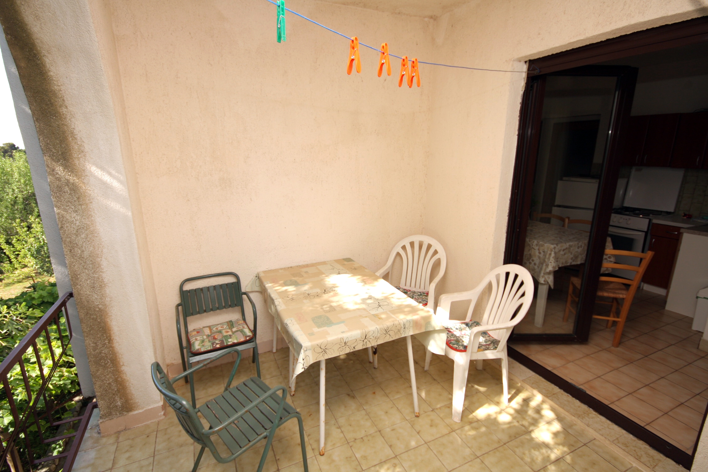 Two bedroom apartment with terrace and sea view Suha Punta, Rab  A-a