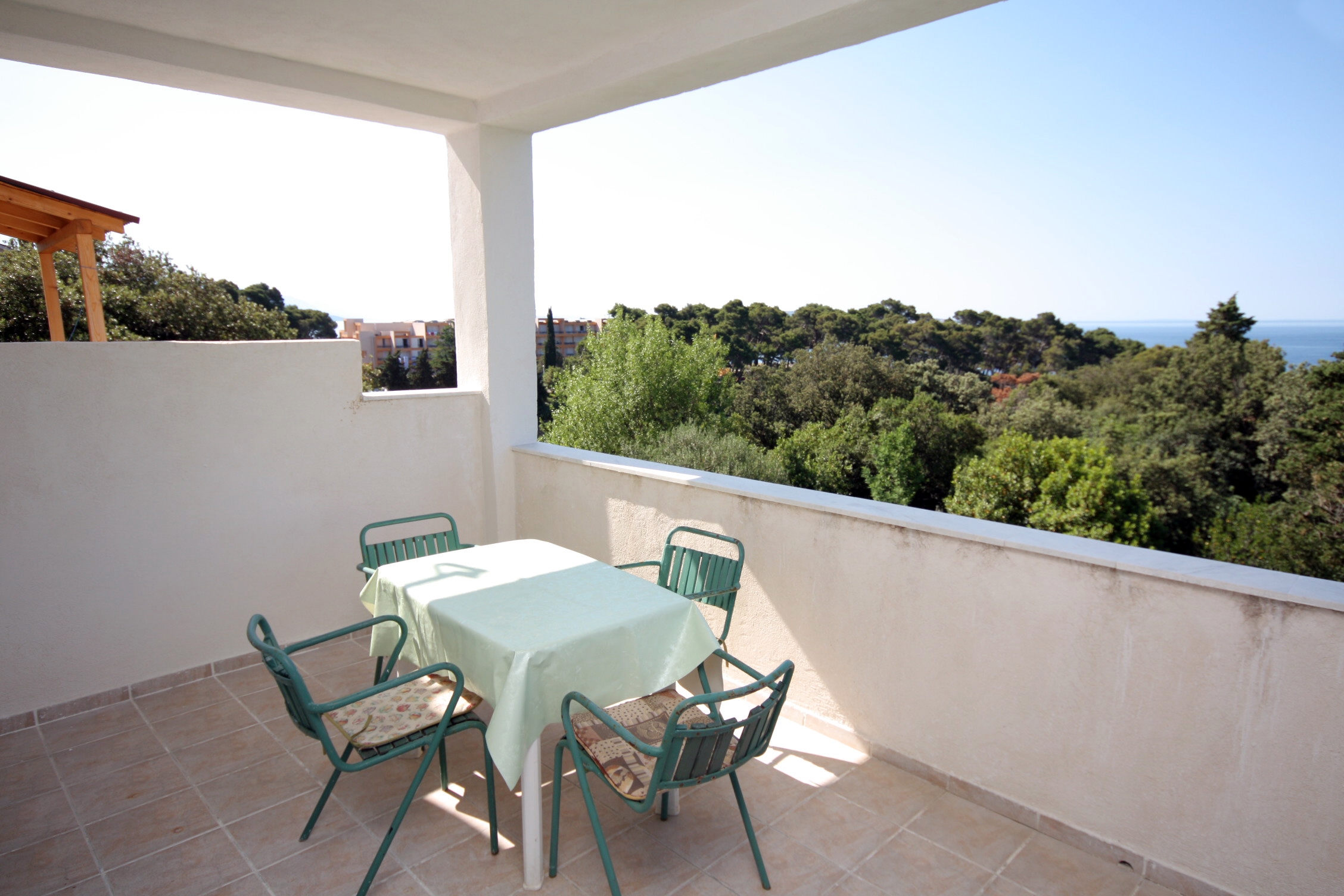 Two bedroom apartment with terrace and sea view Suha Punta, Rab  A-b