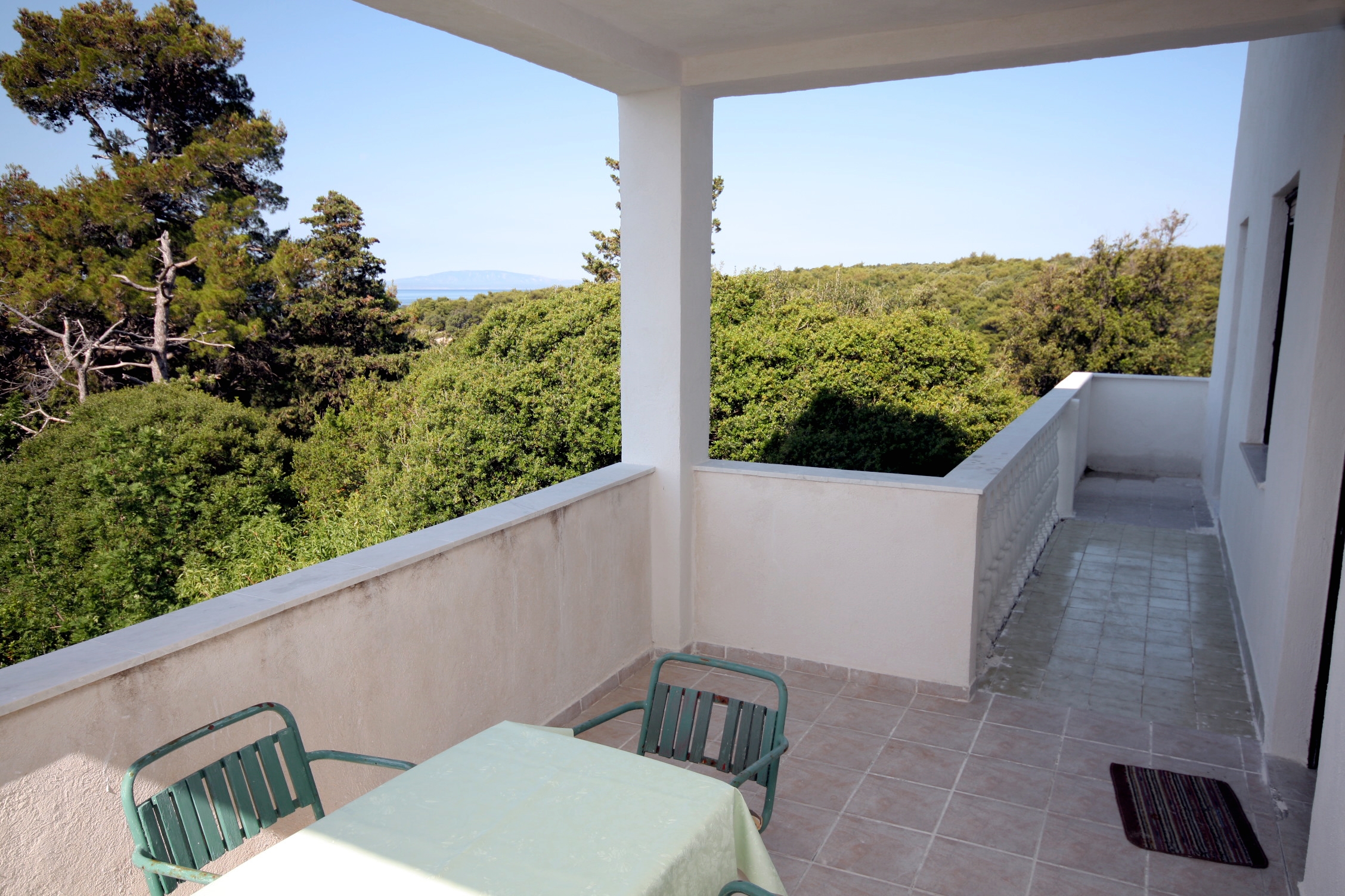 Two bedroom apartment with terrace and sea view Suha Punta, Rab  A-b